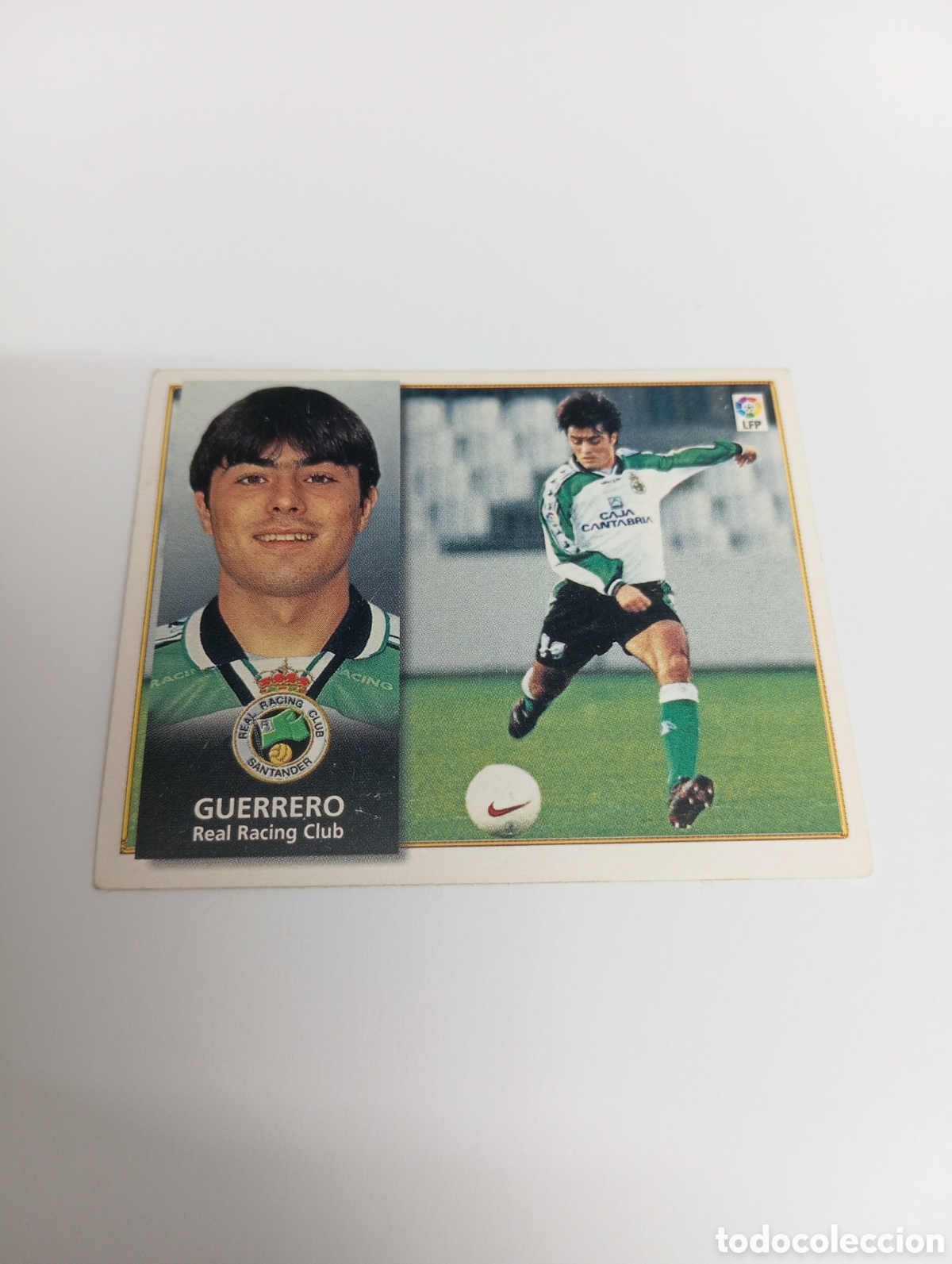 Cromos de F&uacute;tbol: GUERRERO BAJA Racing Liga Este 1998 1999 NUEVO SIN PEGAR 98 99