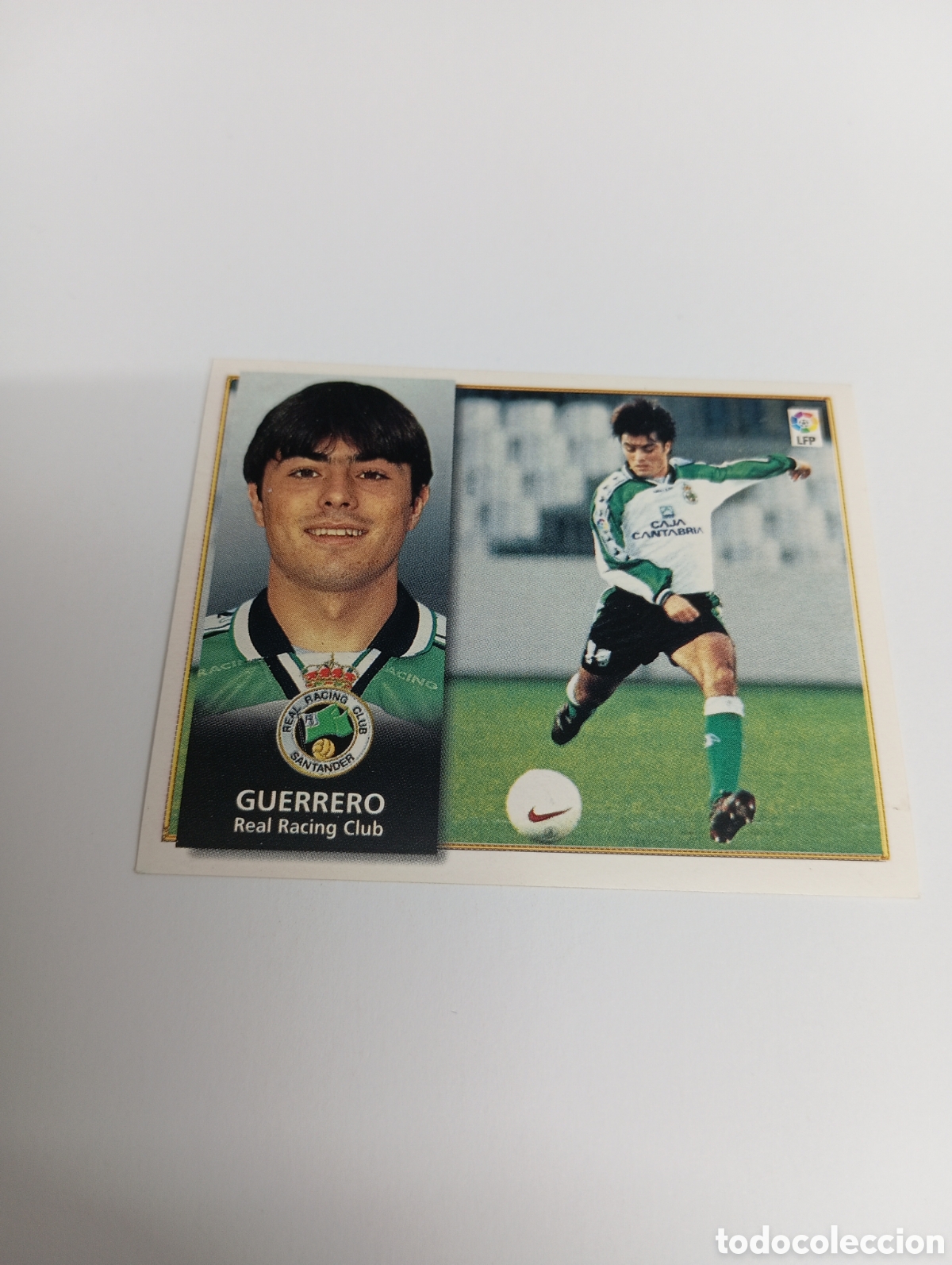 Cromos de F&uacute;tbol: GUERRERO BAJA Racing Liga Este 1998 1999 NUEVO SIN PEGAR 98 99