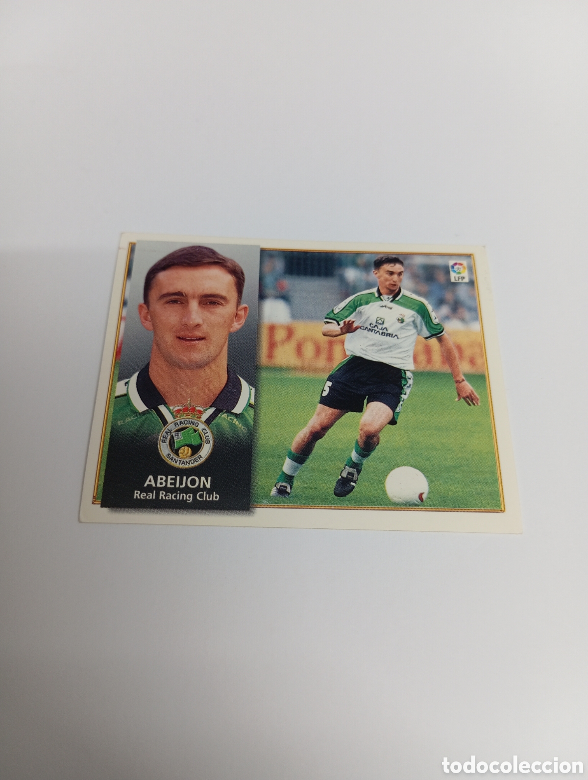 Cromos de F&uacute;tbol: ABEIJON BAJA Racing Liga Este 1998 1999 NUEVO SIN PEGAR 98 99