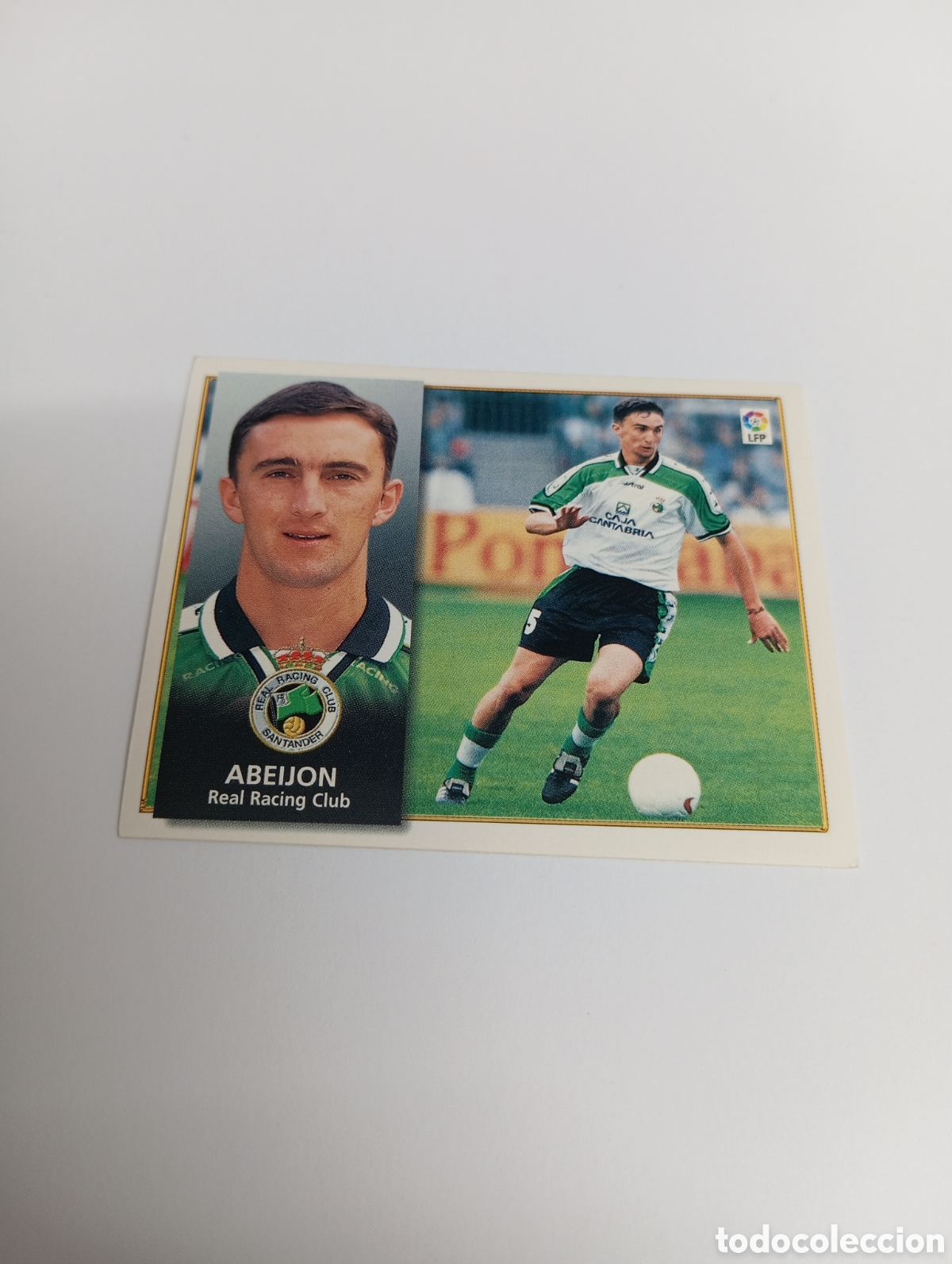 Cromos de F&uacute;tbol: ABEIJON BAJA Racing Liga Este 1998 1999 NUEVO SIN PEGAR 98 99
