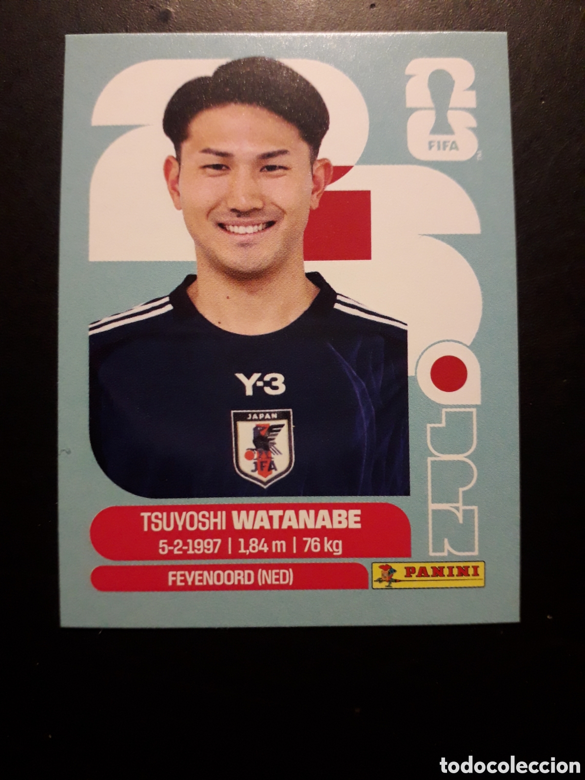 Cromos de F&uacute;tbol: WATANABE JAP&Oacute;N JPN 7 MUNDIAL F&Uacute;TBOL 2026 FIFA WORLD CUP PANINI SIN PEGAR PEDIDO M&Iacute;NIMO 3&euro;.