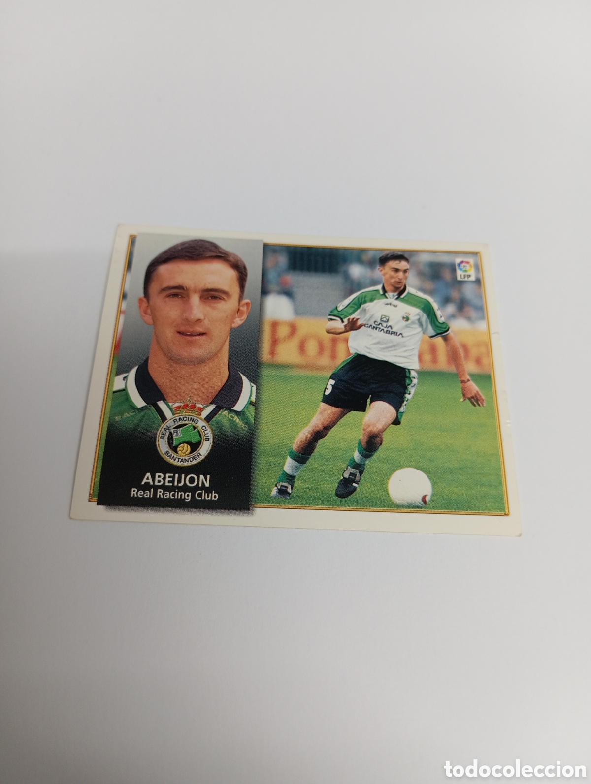 Cromos de F&uacute;tbol: ABEIJON BAJA Racing Liga Este 1998 1999 NUEVO SIN PEGAR 98 99