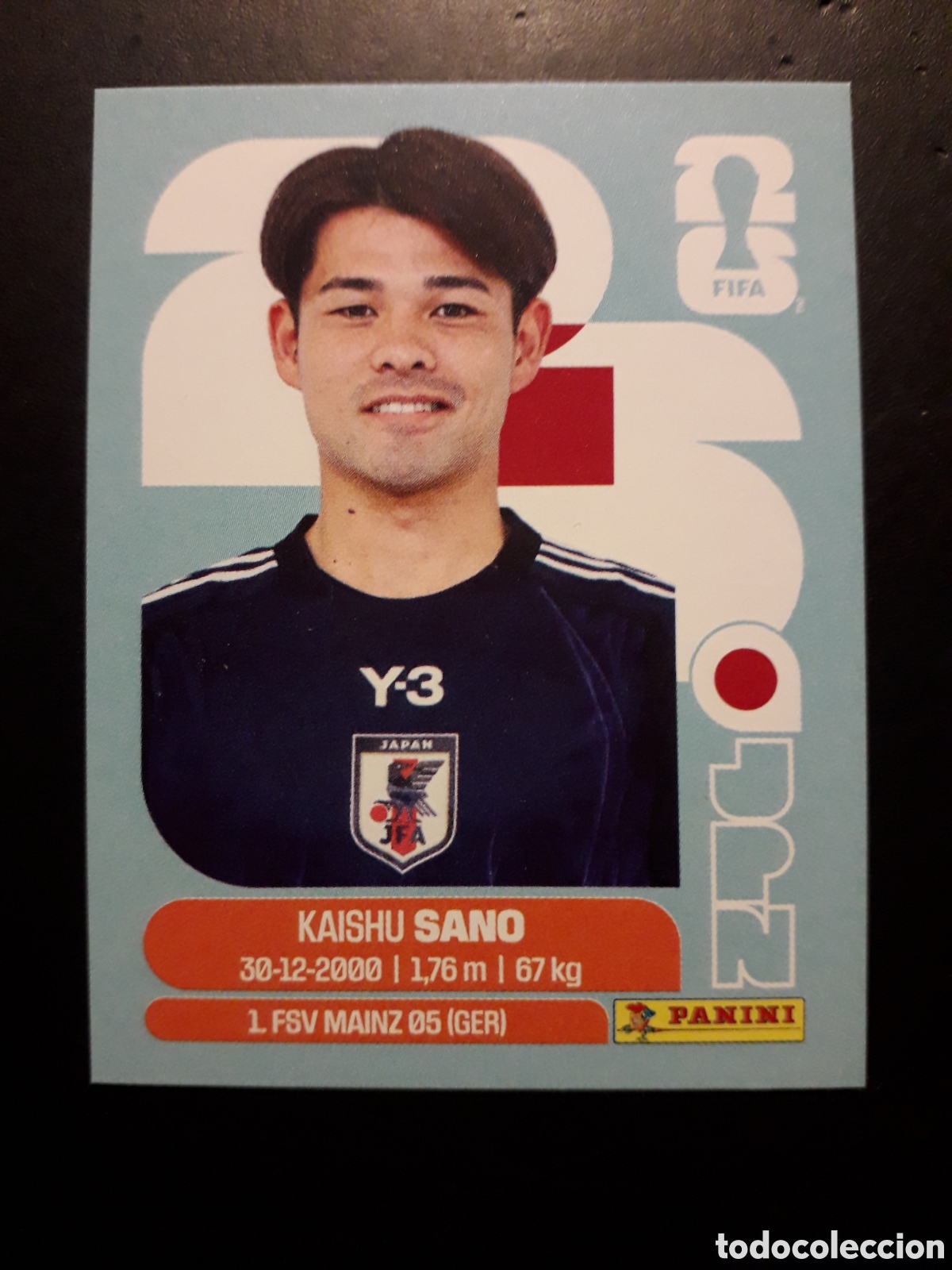 Cromos de F&uacute;tbol: SANO JAP&Oacute;N JPN 8 MUNDIAL F&Uacute;TBOL 2026 FIFA WORLD CUP PANINI SIN PEGAR PEDIDO M&Iacute;NIMO 3&euro;