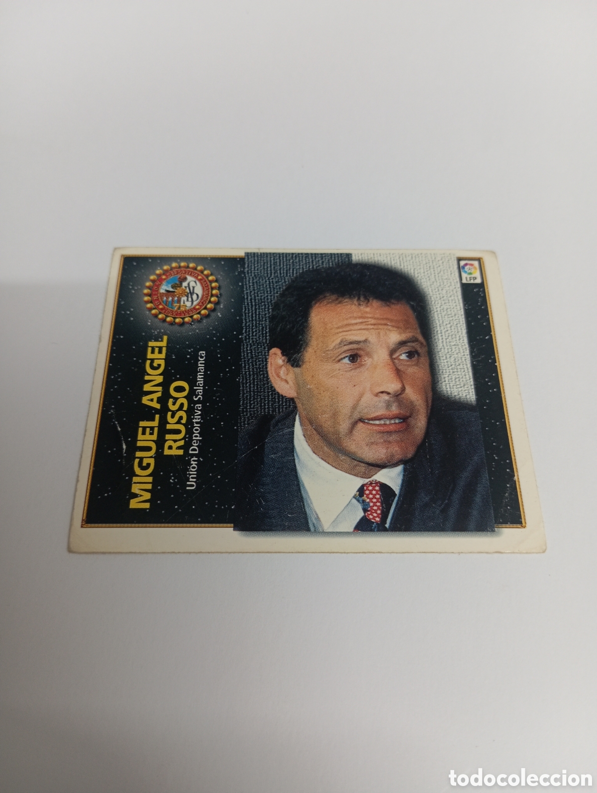 Cromos de F&uacute;tbol: ENTRENADOR MIGUEL &Aacute;NGEL RUSSO Salamanca Liga Este 1998 1999 NUEVO SIN PEGAR 98 99