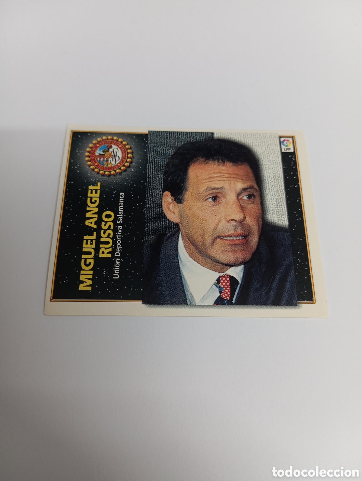 Cromos de F&uacute;tbol: ENTRENADOR MIGUEL &Aacute;NGEL RUSSO Salamanca Liga Este 1998 1999 NUEVO SIN PEGAR 98 99