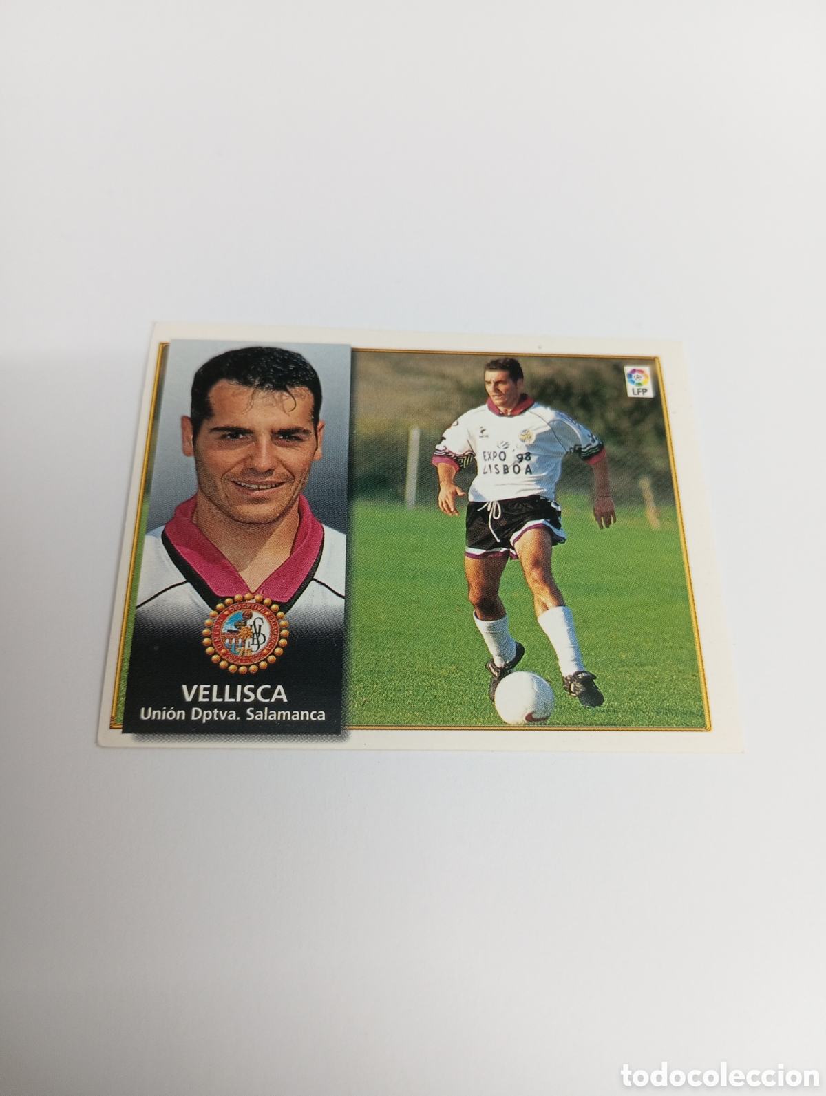 Cromos de F&uacute;tbol: VELLISCA Salamanca Liga Este 1998 1999 NUEVO SIN PEGAR 98 99