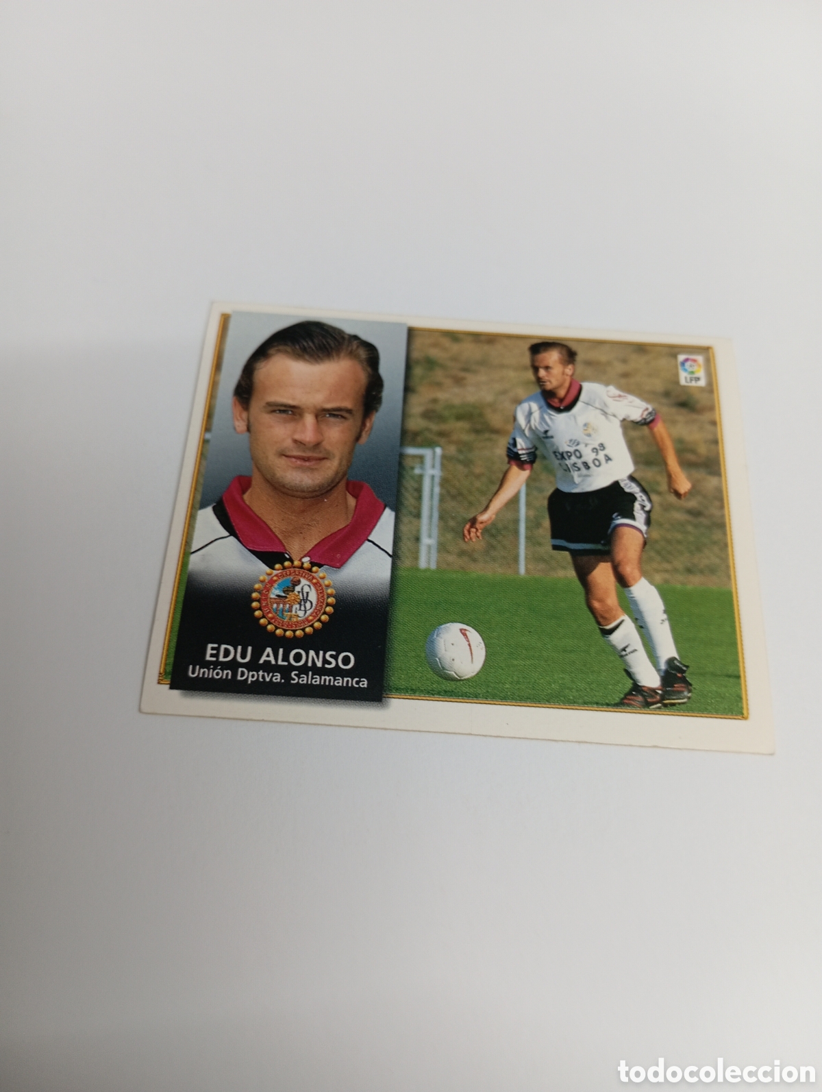 Cromos de F&uacute;tbol: EDU ALONSO Salamanca Liga Este 1998 1999 NUEVO SIN PEGAR 98 99