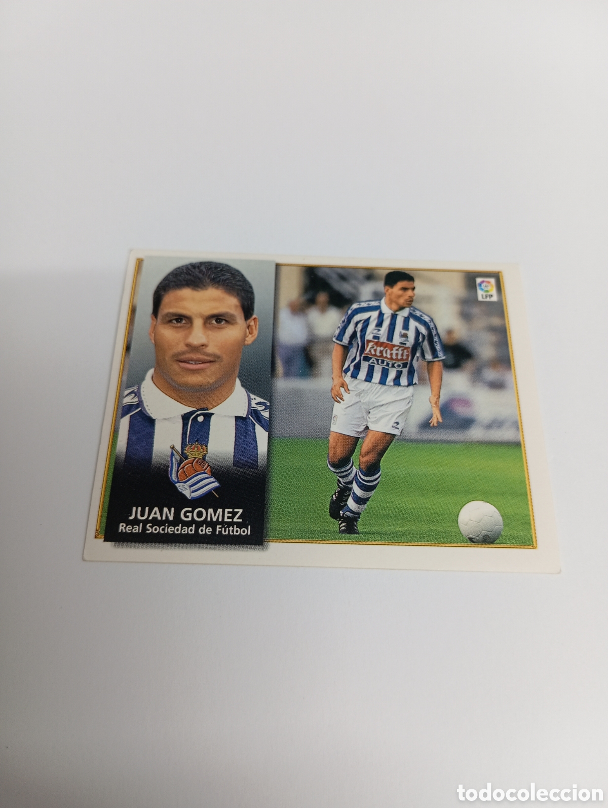Cromos de F&uacute;tbol: JUAN G&Oacute;MEZ Real Sociedad Liga Este 1998 1999 NUEVO SIN PEGAR 98 99