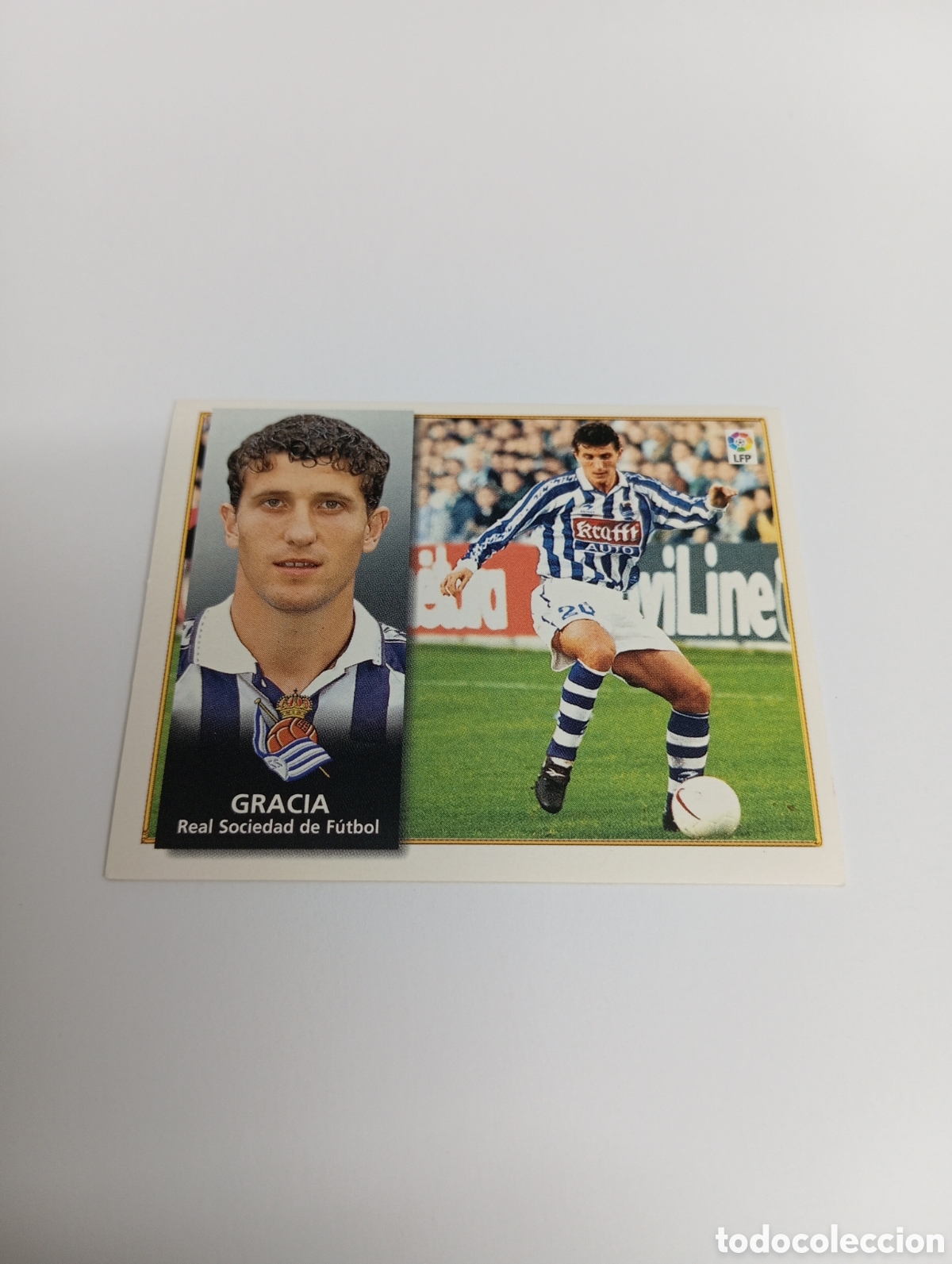 Cromos de F&uacute;tbol: GRACIA Real Sociedad Liga Este 1998 1999 NUEVO SIN PEGAR 98 99