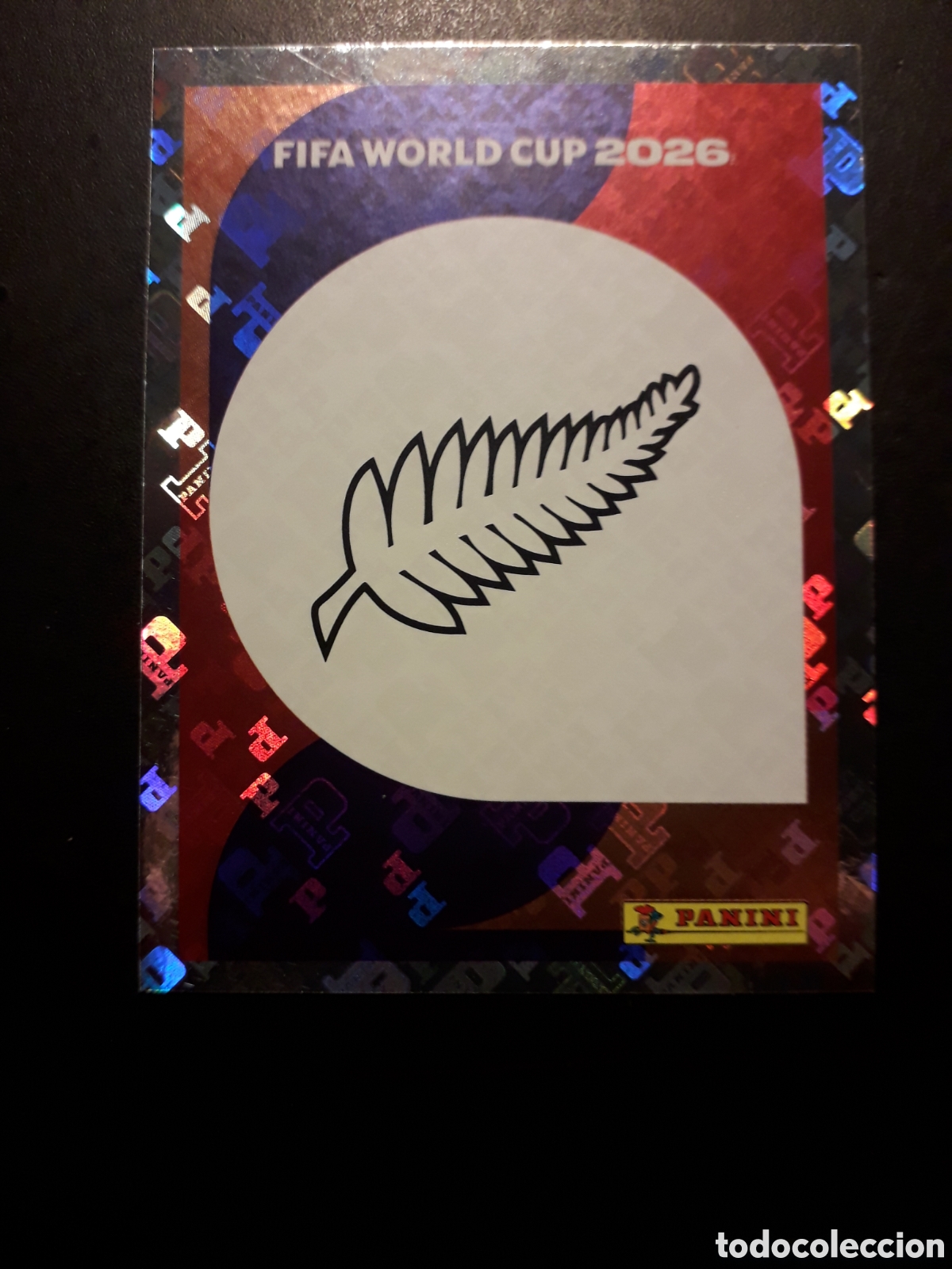 Cromos de F&uacute;tbol: ESCUDO NUEVA ZELANDA NZL 1 MUNDIAL F&Uacute;TBOL 2026 FIFA WORLD CUP PANINI SIN PEGAR PEDIDO M&Iacute;NIMO 3&euro;