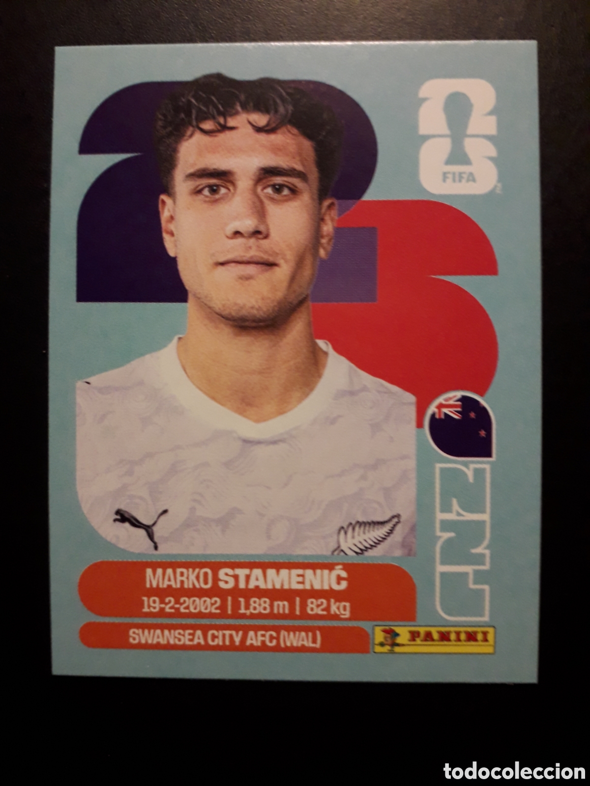 Cromos de F&uacute;tbol: STAMENIĆ NUEVA ZELANDA NZL 15 MUNDIAL F&Uacute;TBOL 2026 FIFA WORLD CUP PANINI SIN PEGAR PEDIDO M&Iacute;NIMO 3&euro;.