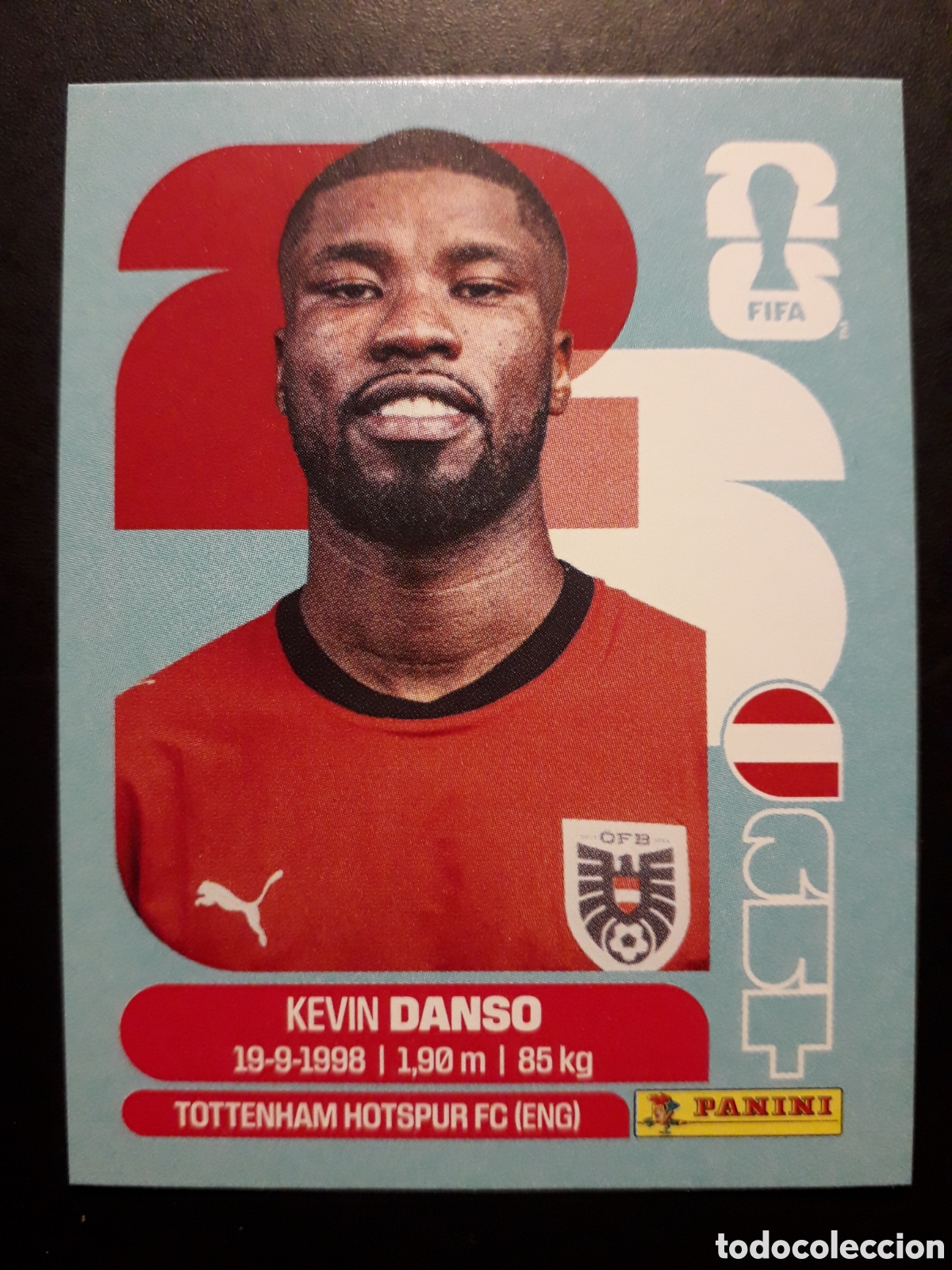 Cromos de F&uacute;tbol: DANSO AUSTRIA AUT 5 MUNDIAL F&Uacute;TBOL 2026 FIFA WORLD CUP PANINI SIN PEGAR PEDIDO M&Iacute;NIMO 3&euro;