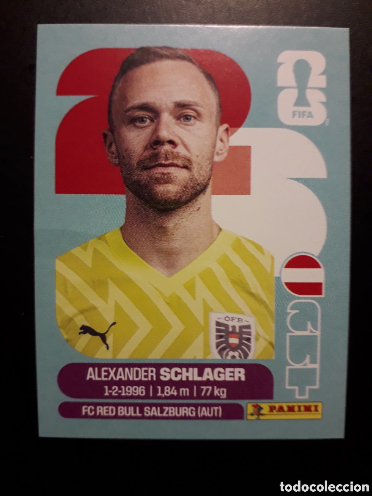 Cromos de F&uacute;tbol: SCHLAGER AUSTRIA AUT 2 MUNDIAL F&Uacute;TBOL 2026 FIFA WORLD CUP PANINI SIN PEGAR PEDIDO M&Iacute;NIMO 3&euro;