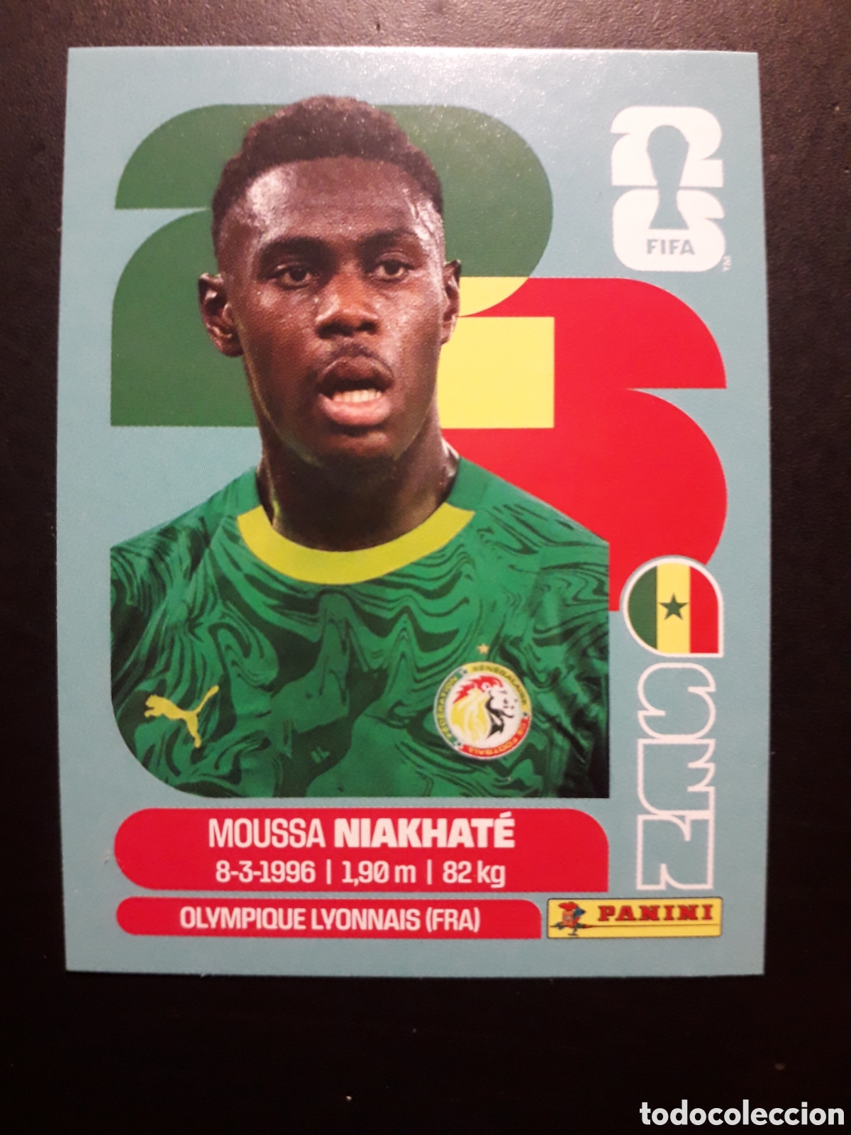 Cromos de F&uacute;tbol: NIAKHAT&Eacute; SENEGAL SEN 4 MUNDIAL F&Uacute;TBOL 2026 FIFA WORLD CUP PANINI SIN PEGAR PEDIDO M&Iacute;NIMO 3&euro;