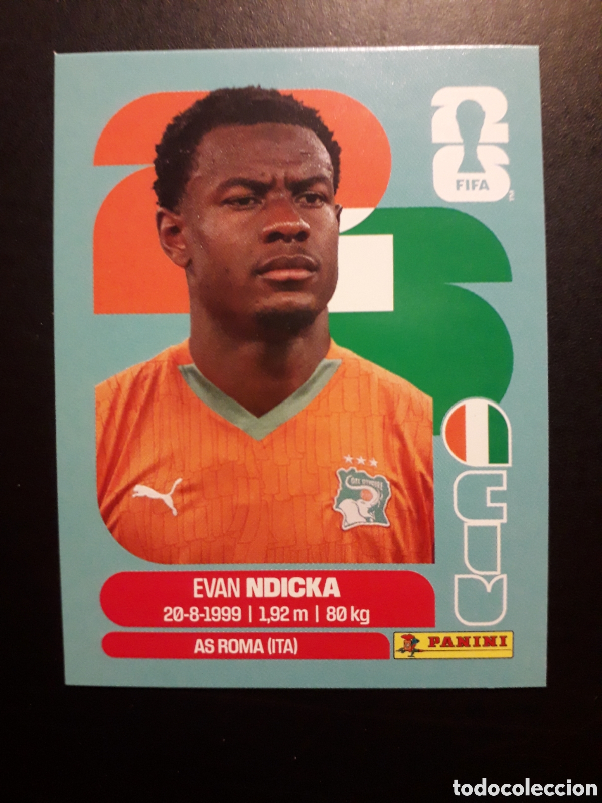 Cromos de F&uacute;tbol: NDICKA COSTA DE MARFIL CIV 6 MUNDIAL F&Uacute;TBOL 2026 FIFA WORLD CUP PANINI SIN PEGAR PEDIDO M&Iacute;NIMO 3&euro;