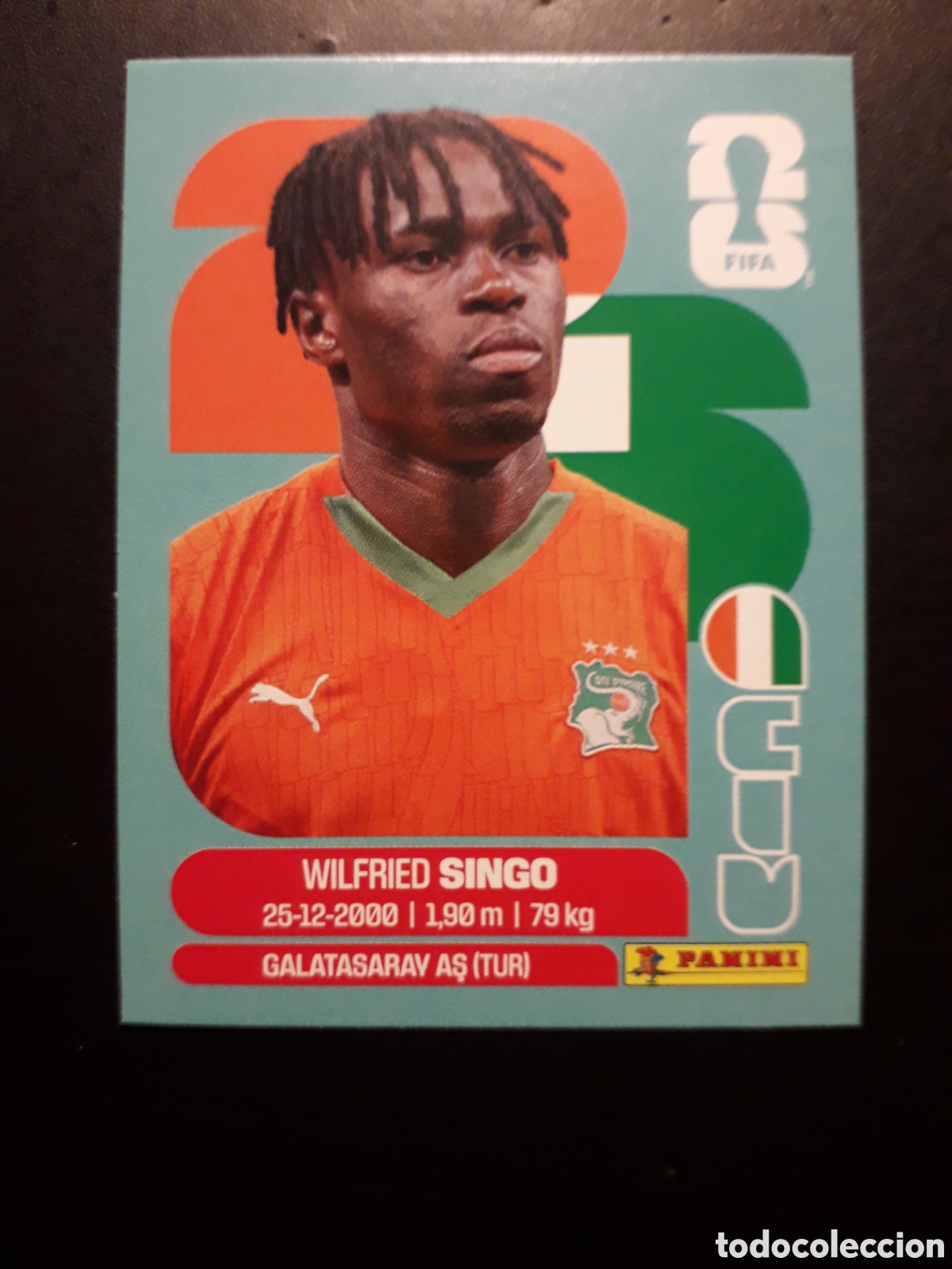 Cromos de F&uacute;tbol: SINGO COSTA DE MARFIL CIV 4 MUNDIAL F&Uacute;TBOL 2026 FIFA WORLD CUP PANINI SIN PEGAR PEDIDO M&Iacute;NIMO 3&euro;