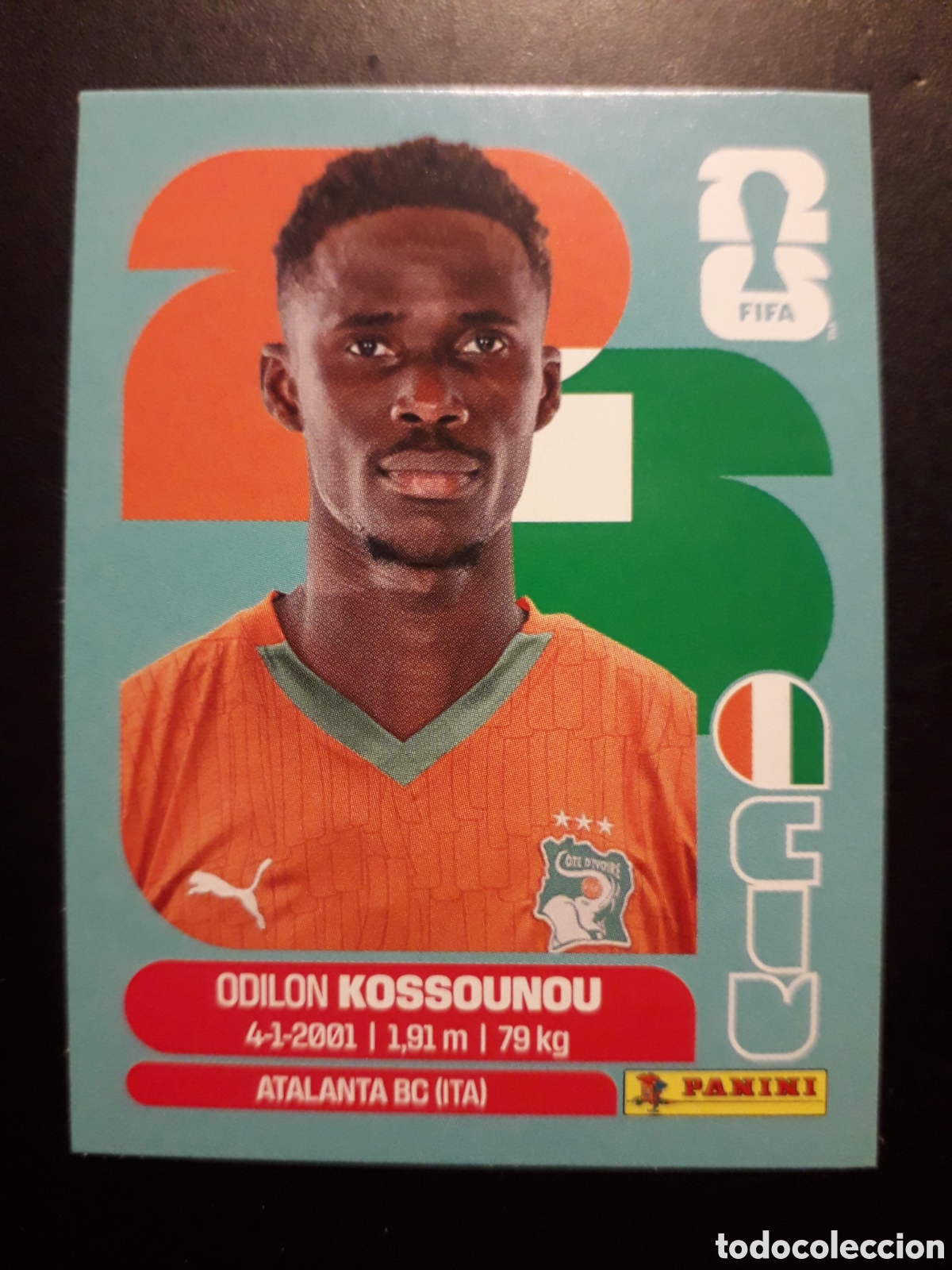 Cromos de F&uacute;tbol: KOSSOUNOU COSTA DE MARFIL CIV 5 MUNDIAL F&Uacute;TBOL 2026 FIFA WORLD CUP PANINI SIN PEGAR PEDIDO M&Iacute;NIMO 3&euro;