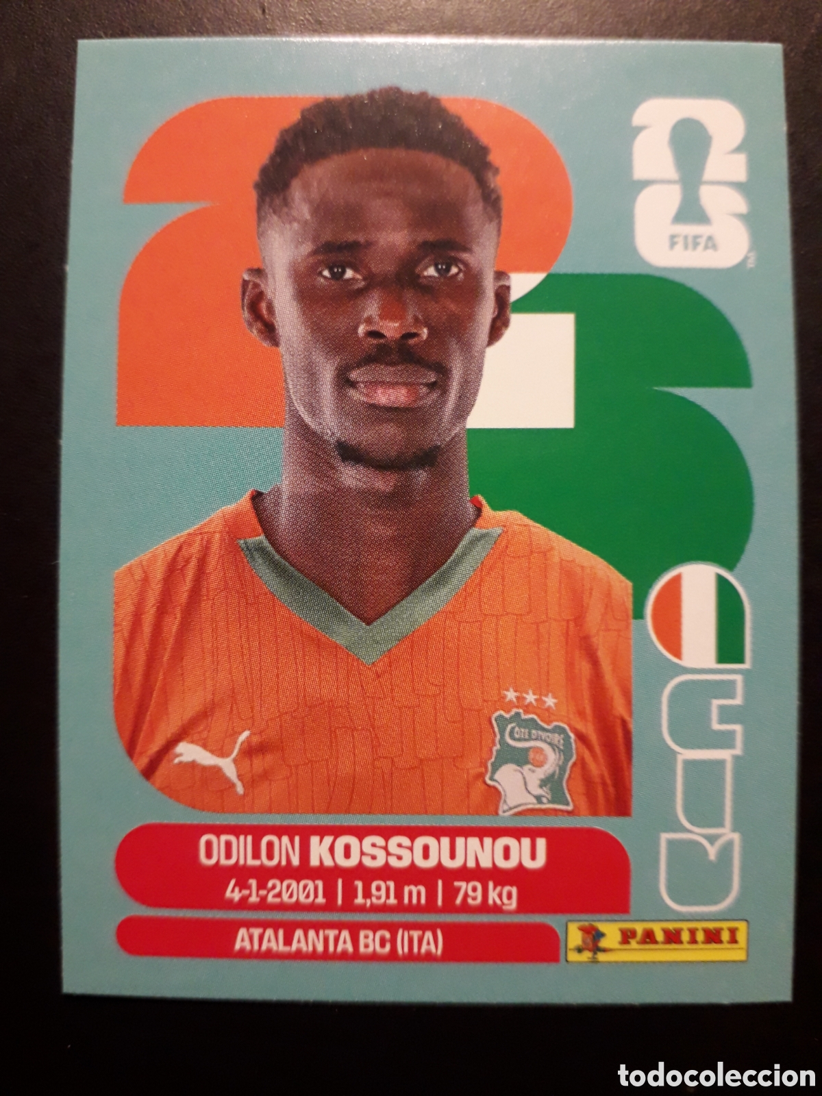 Cromos de F&uacute;tbol: KOSSOUNOU COSTA DE MARFIL CIV 5 MUNDIAL F&Uacute;TBOL 2026 FIFA WORLD CUP PANINI SIN PEGAR PEDIDO M&Iacute;NIMO 3&euro;