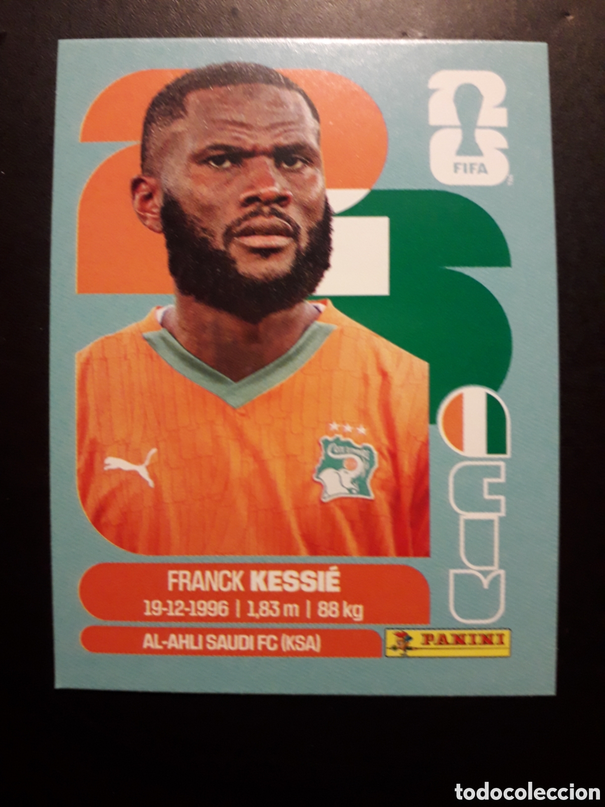 Cromos de F&uacute;tbol: KESSI&Eacute; COSTA DE MARFIL CIV 10 MUNDIAL F&Uacute;TBOL 2026 FIFA WORLD CUP PANINI SIN PEGAR PEDIDO M&Iacute;NIMO 3&euro;.