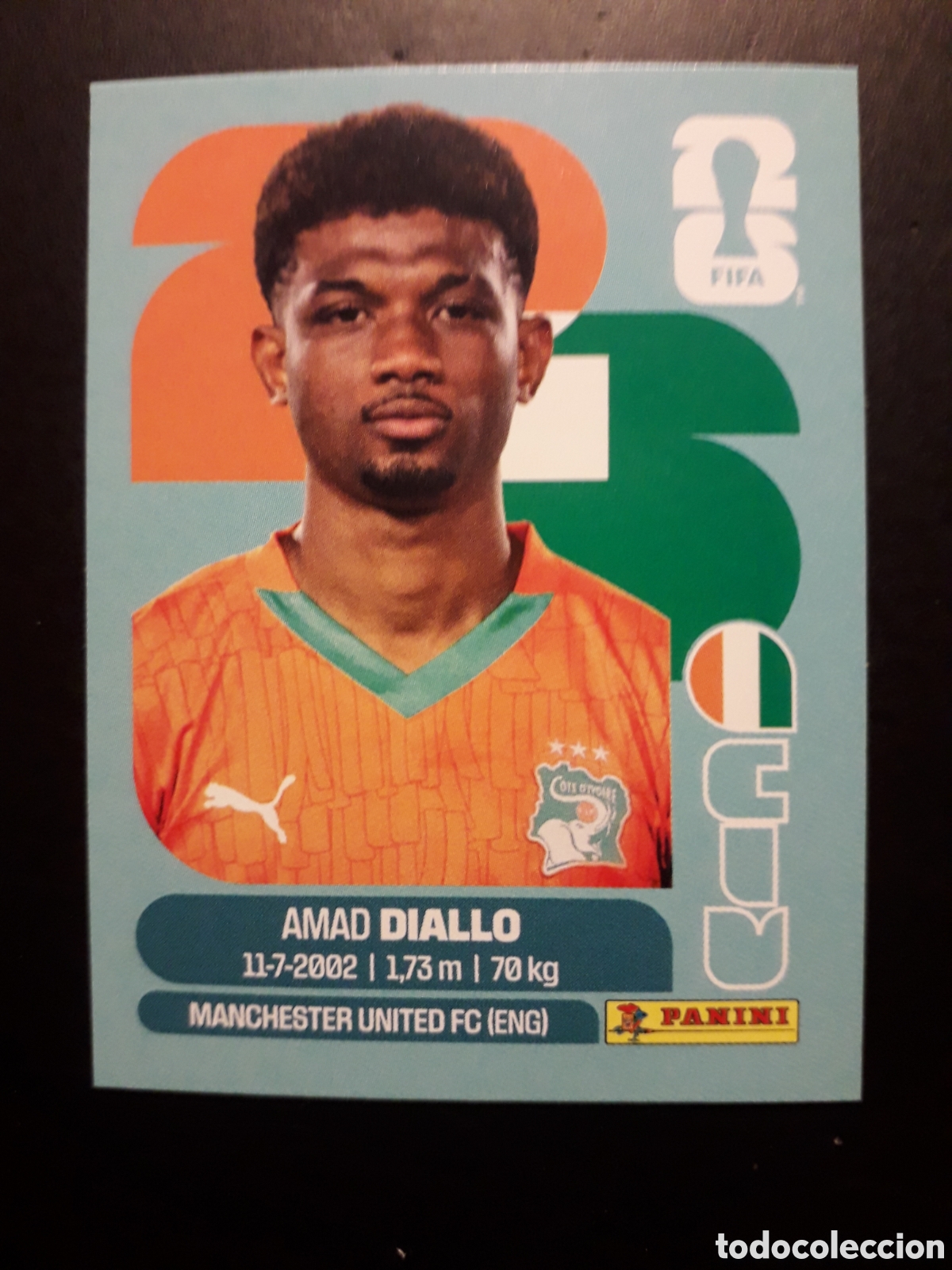 Cromos de F&uacute;tbol: DIALLO COSTA DE MARFIL CIV 15 MUNDIAL F&Uacute;TBOL 2026 FIFA WORLD CUP PANINI SIN PEGAR PEDIDO M&Iacute;NIMO 3&euro;.