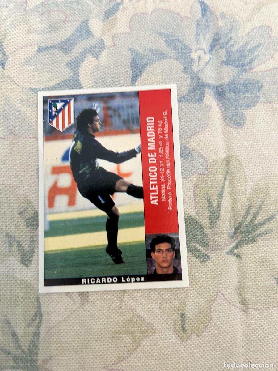 Cromos de F&uacute;tbol: RICARDO ATLETICO DE MADRID BAJA MUY DIFICIL PANINI 95 96