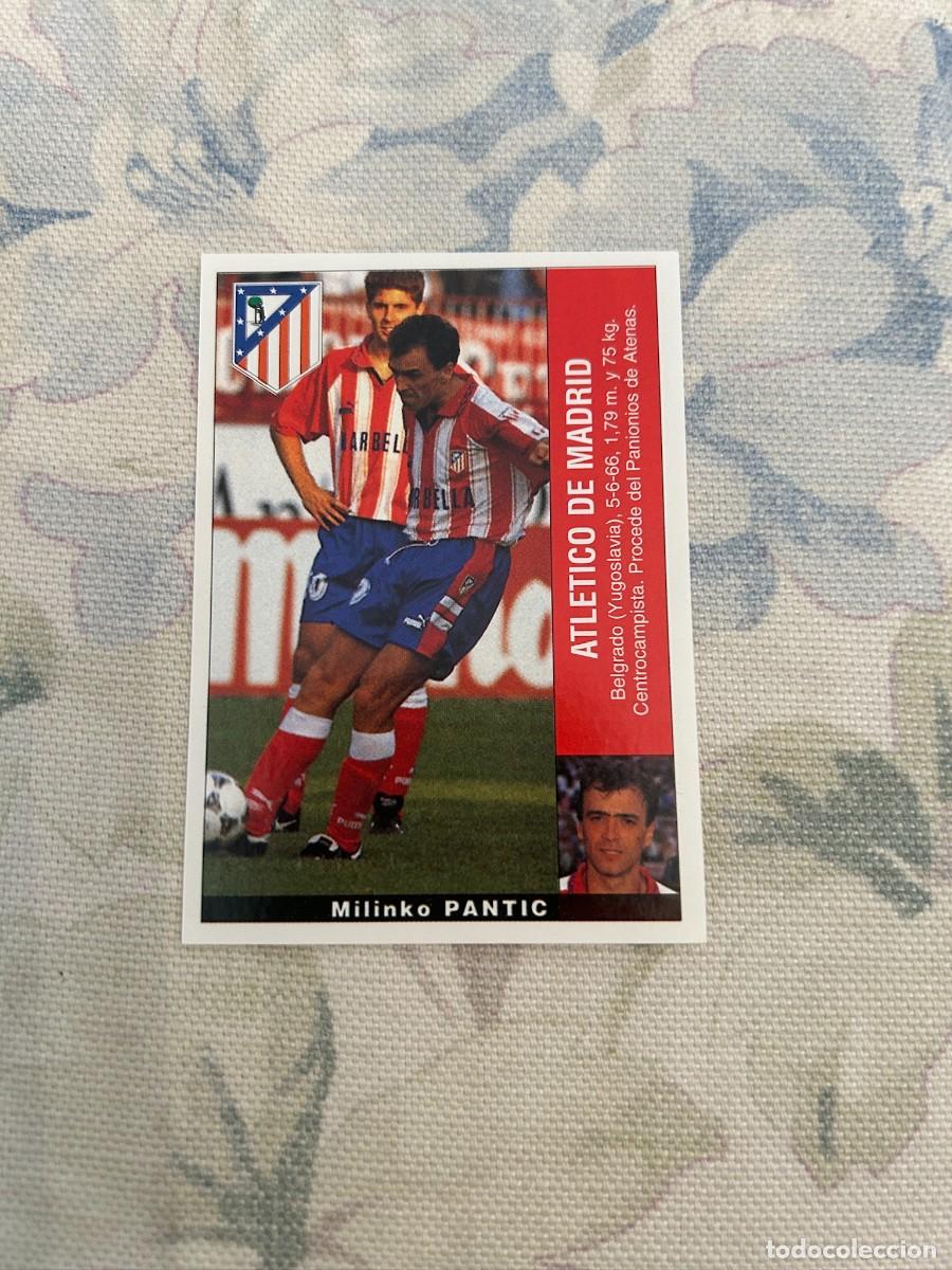 Cromos de F&uacute;tbol: PANTIC ATLETICO DE MADRID NUEVO PANINI 95 96 COLOCA
