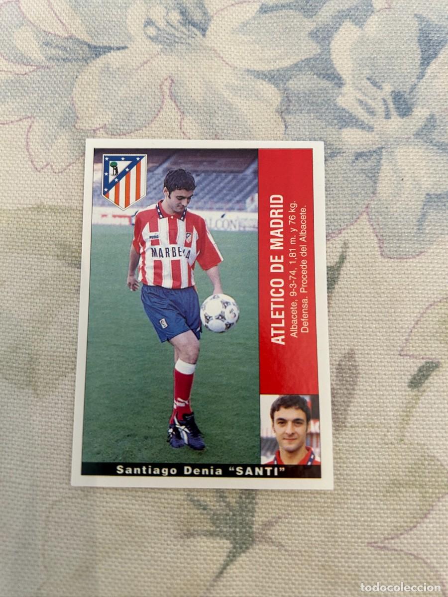 Cromos de F&uacute;tbol: SANTI ATLETICO DE MADRID PANINI 95 96 NUEVO ULTIMO FICHAJE N&ordm; 24