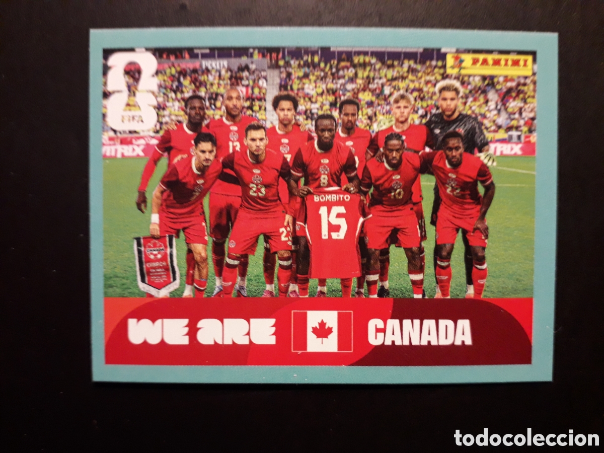 Cromos de F&uacute;tbol: EQUIPO CANAD&Aacute; CAN 13 MUNDIAL F&Uacute;TBOL 2026 FIFA WORLD CUP PANINI SIN PEGAR PEDIDO M&Iacute;NIMO 3&euro;