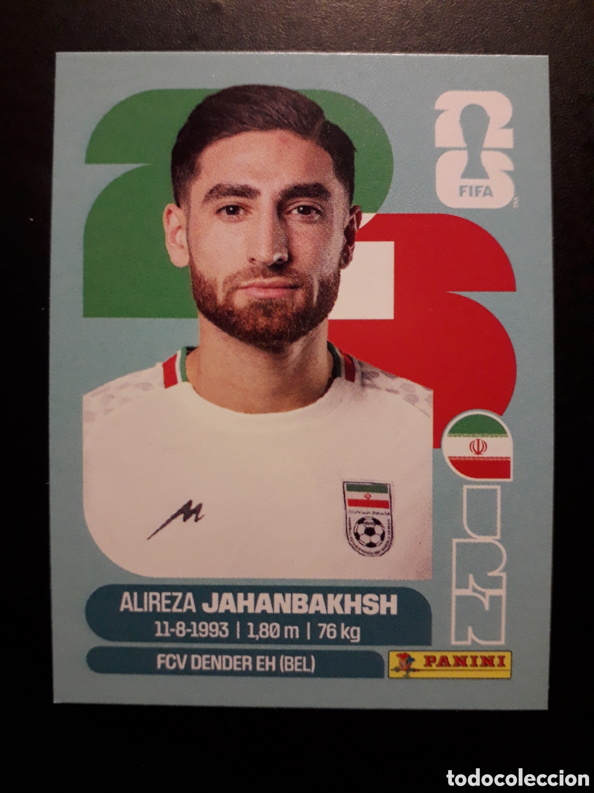 Cromos de F&uacute;tbol: JAHANBAKHSH IR&Aacute;N IRN 19 MUNDIAL F&Uacute;TBOL 2026 FIFA WORLD CUP PANINI SIN PEGAR PEDIDO M&Iacute;NIMO 3&euro;