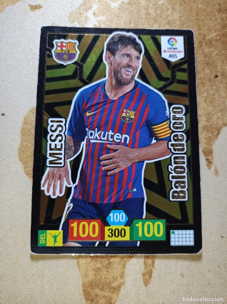 Cromos de F&uacute;tbol: # Bal&oacute;n de oro 465 MESSI Adrenalyn 2018-19