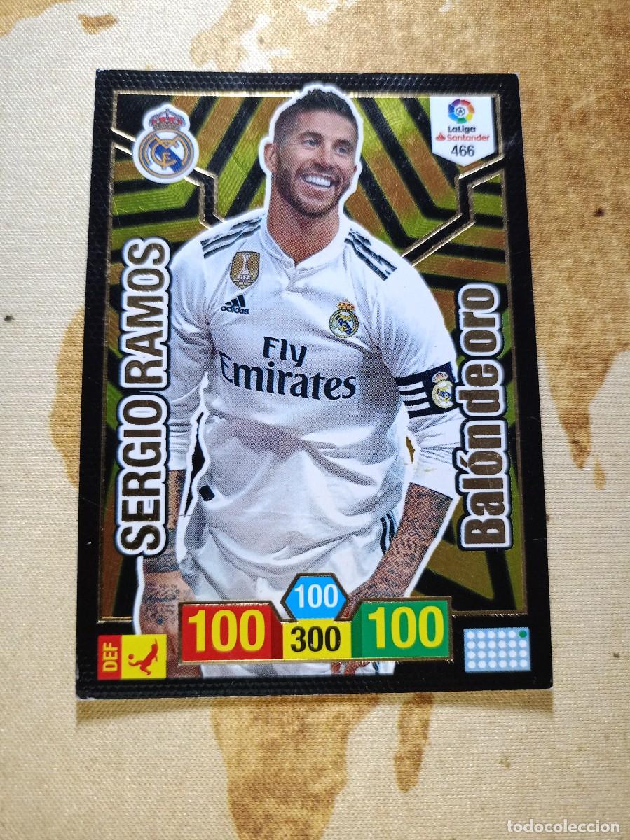 Cromos de F&uacute;tbol: # Bal&oacute;n de oro 466 SERGIO RAMOS Adrenalyn 2018-19