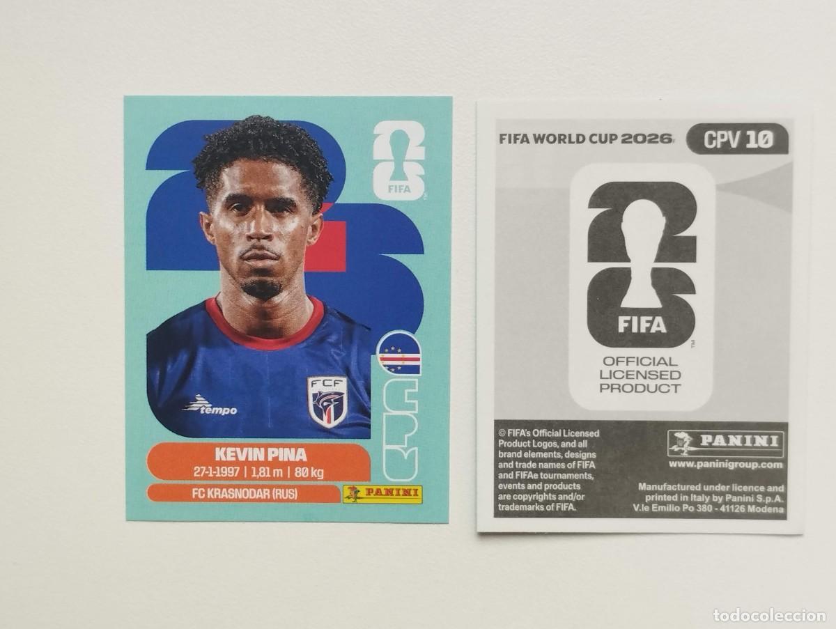 Cromos de F&uacute;tbol: CROMO STICKER WORLD CUP 2026 MUNDIAL 26 PANINI CABO VERDE CPV10 CPV 10 KEVIN PINA