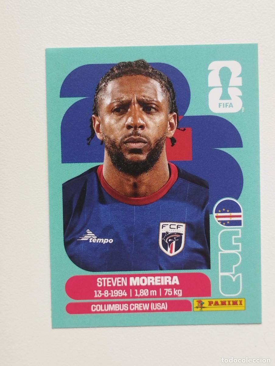 Cromos de F&uacute;tbol: CROMO STICKER WORLD CUP 2026 MUNDIAL 26 PANINI CABO VERDE CPV6 CPV 6 STEVEN MOREIRA