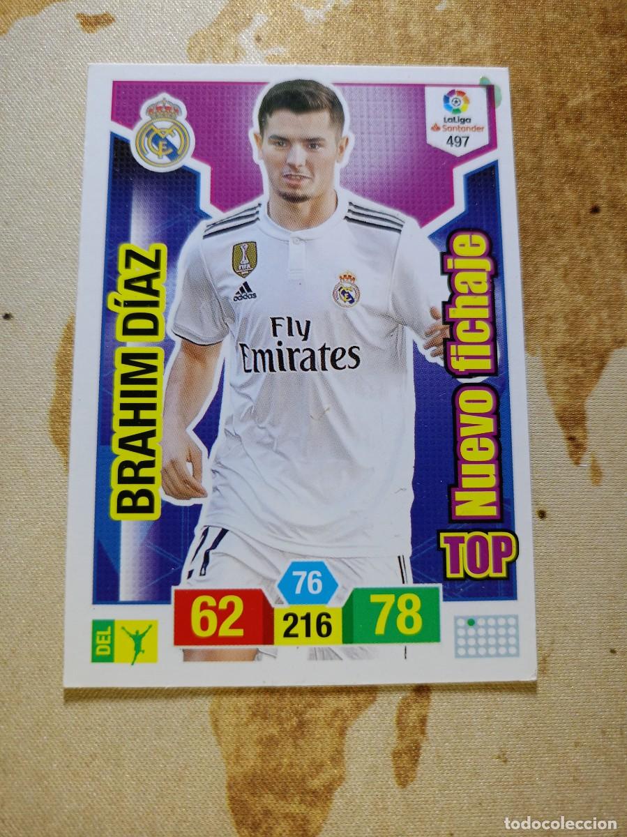 Cromos de F&uacute;tbol: # TOP Nuevo fichaje 497 BRAHIM D&Iacute;AZ Adrenalyn 2018-19