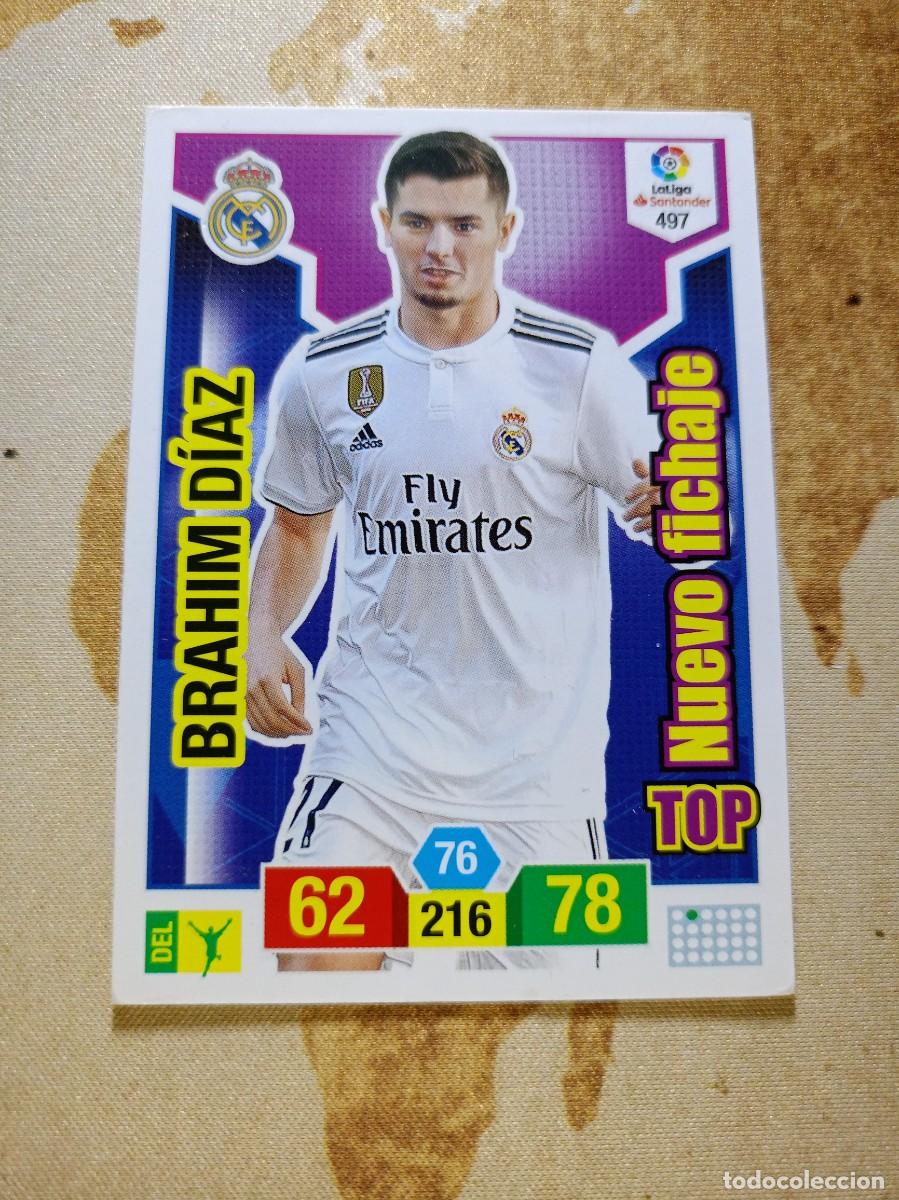 Cromos de F&uacute;tbol: # TOP Nuevo fichaje 497 BRAHIM D&Iacute;AZ Adrenalyn 2018-19