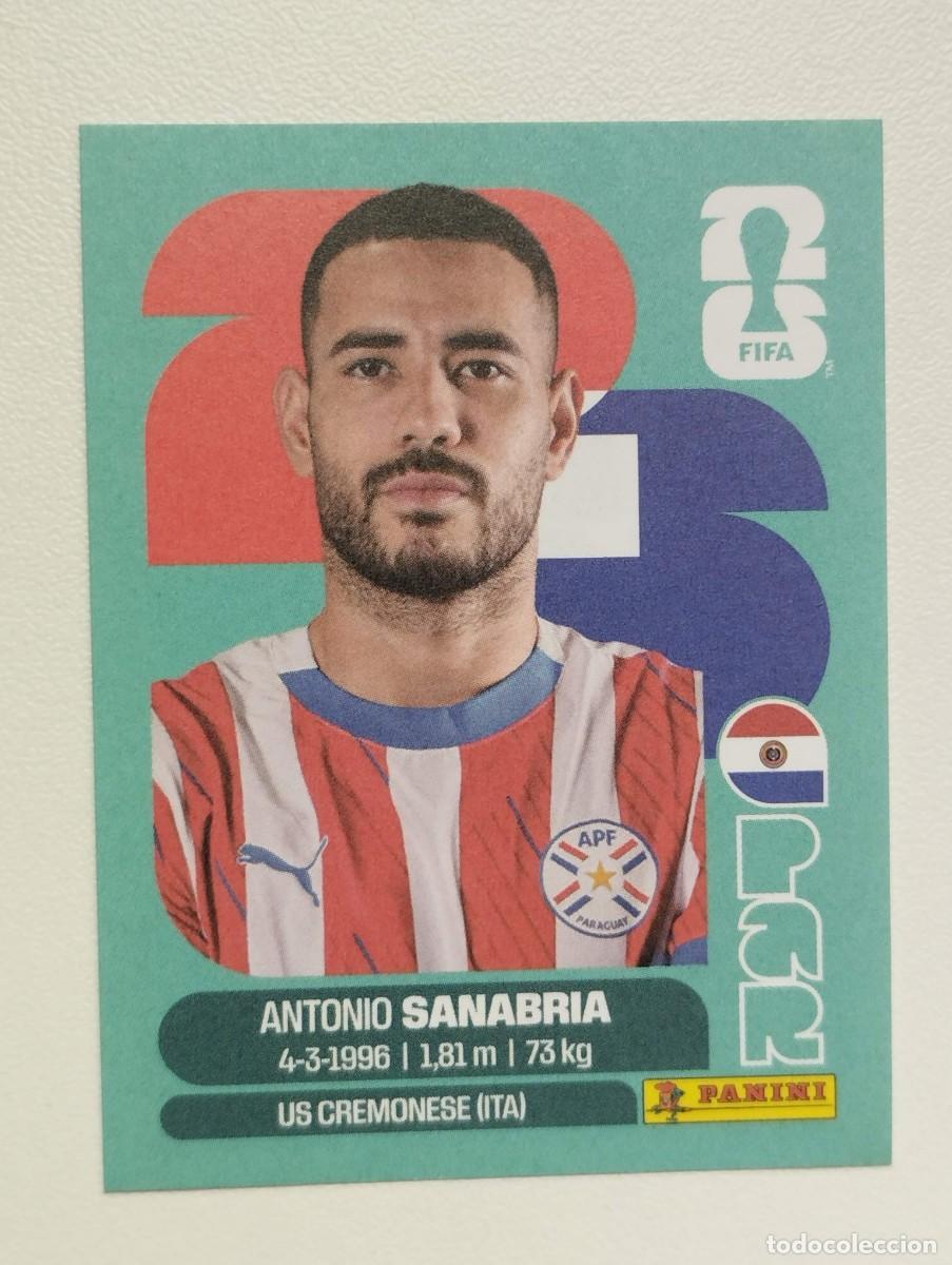 Cromos de F&uacute;tbol: CROMO STICKER WORLD CUP 2026 MUNDIAL 26 PANINI PARAGUAY PAR20 PAR 20 ANTONIO SANABRIA