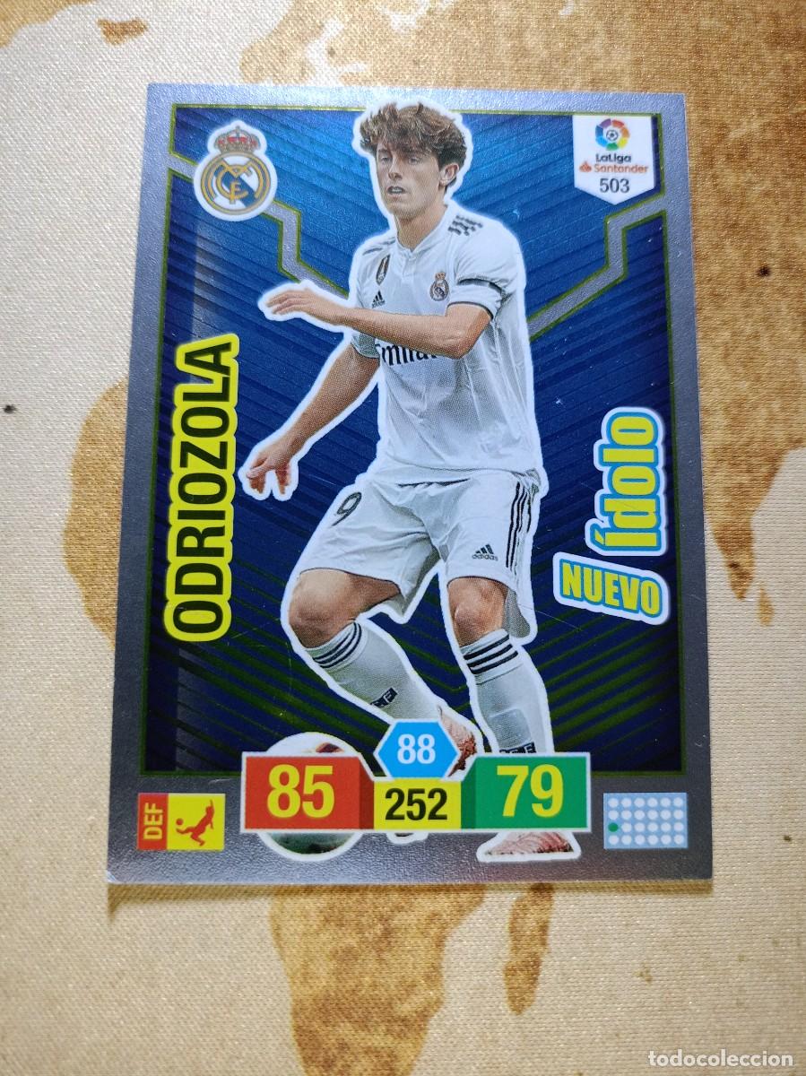 Cromos de F&uacute;tbol: # &Iacute;dolo 503 ODRIOZOLA Adrenalyn 2018-19