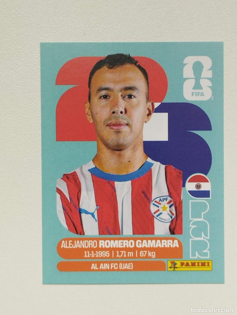 Cromos de F&uacute;tbol: CROMO STICKER WORLD CUP 2026 MUNDIAL 26 PANINI PARAGUAY PAR16 PAR 16 ROMERO GAMARRA