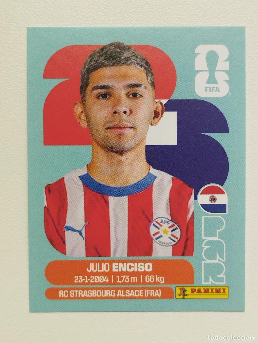 Cromos de F&uacute;tbol: CROMO STICKER WORLD CUP 2026 MUNDIAL 26 PANINI PARAGUAY PAR15 PAR 15 JULIO ENCISO
