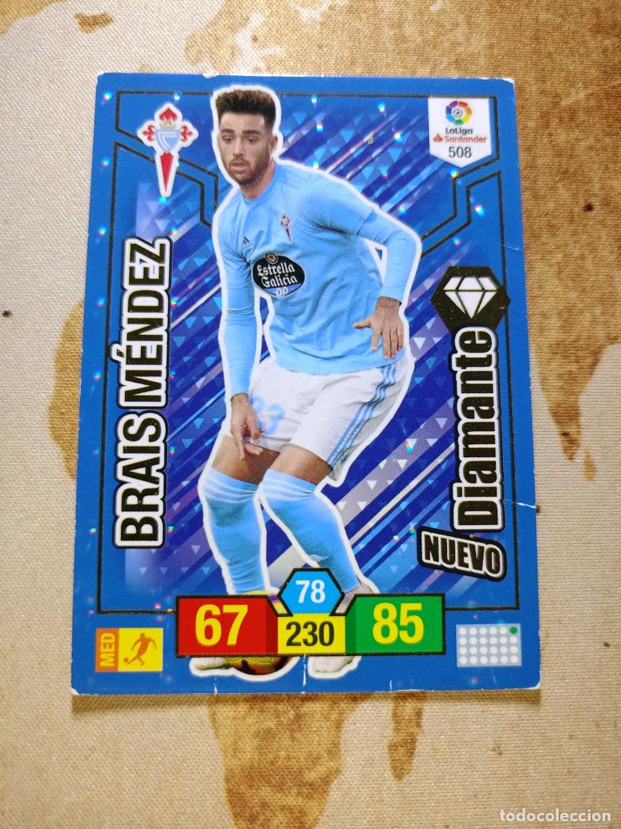 Cromos de F&uacute;tbol: # Diamante 508 BRAIS M&Eacute;NDEZ Adrenalyn 2018-19