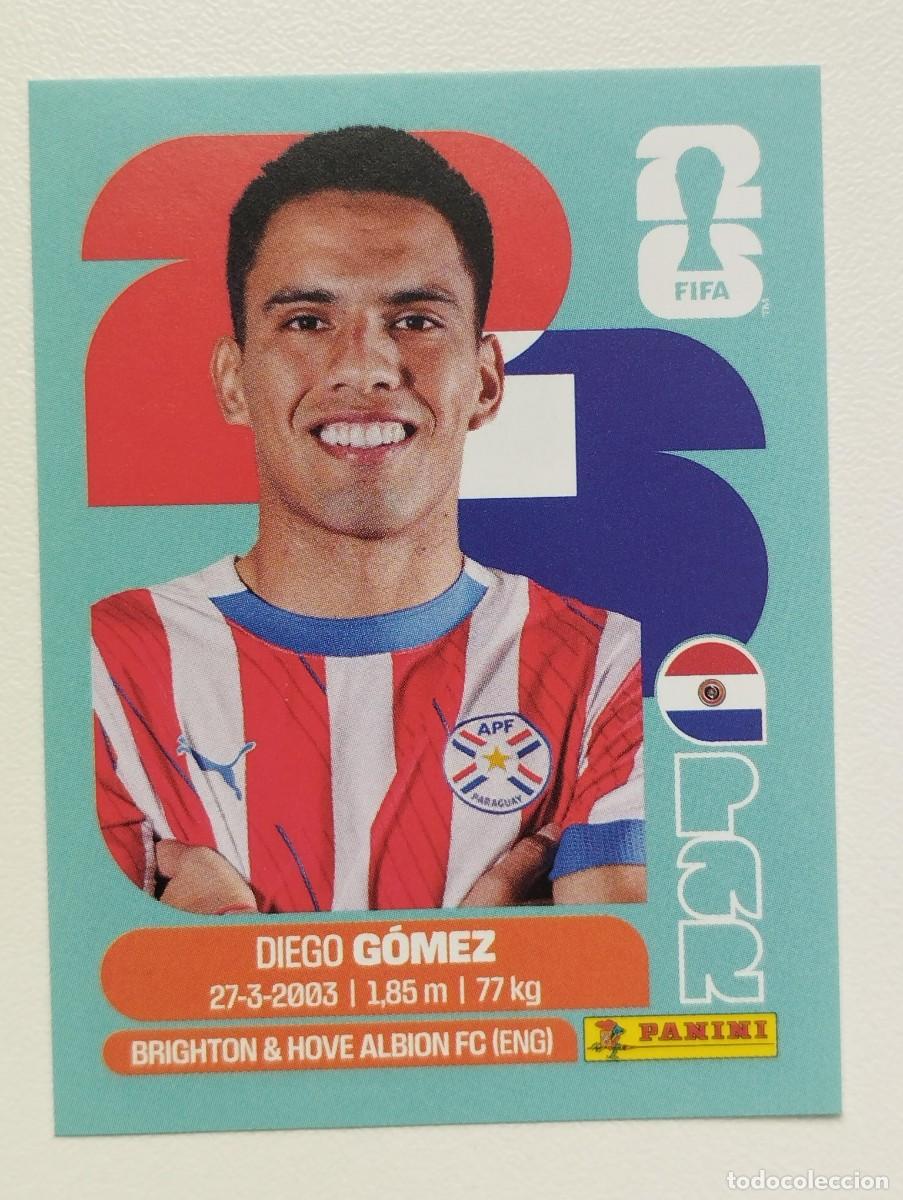 Cromos de F&uacute;tbol: CROMO STICKER WORLD CUP 2026 MUNDIAL 26 PANINI PARAGUAY PAR10 PAR 10 DIEGO GOMEZ