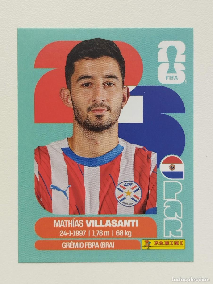 Cromos de F&uacute;tbol: CROMO STICKER WORLD CUP 2026 MUNDIAL 26 PANINI PARAGUAY PAR9 PAR 9 VILLASANTI