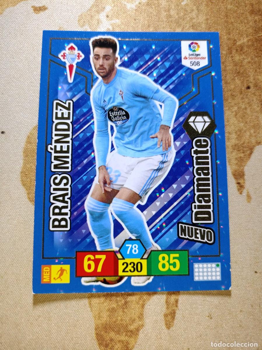 Cromos de F&uacute;tbol: # Diamante 508 BRAIS M&Eacute;NDEZ Adrenalyn 2018-19
