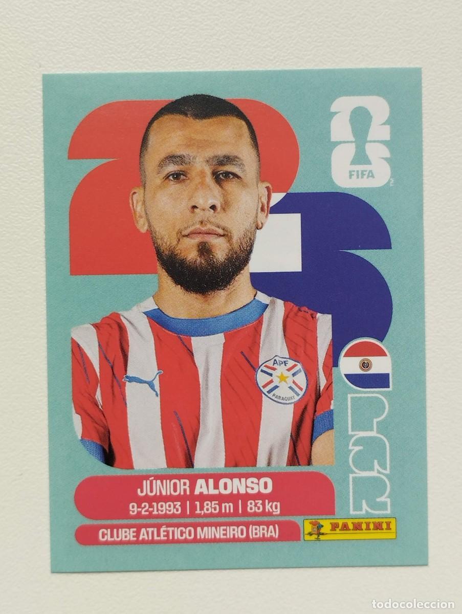 Cromos de F&uacute;tbol: CROMO STICKER WORLD CUP 2026 MUNDIAL 26 PANINI PARAGUAY PAR8 PAR 8 JUNIOR ALONSO