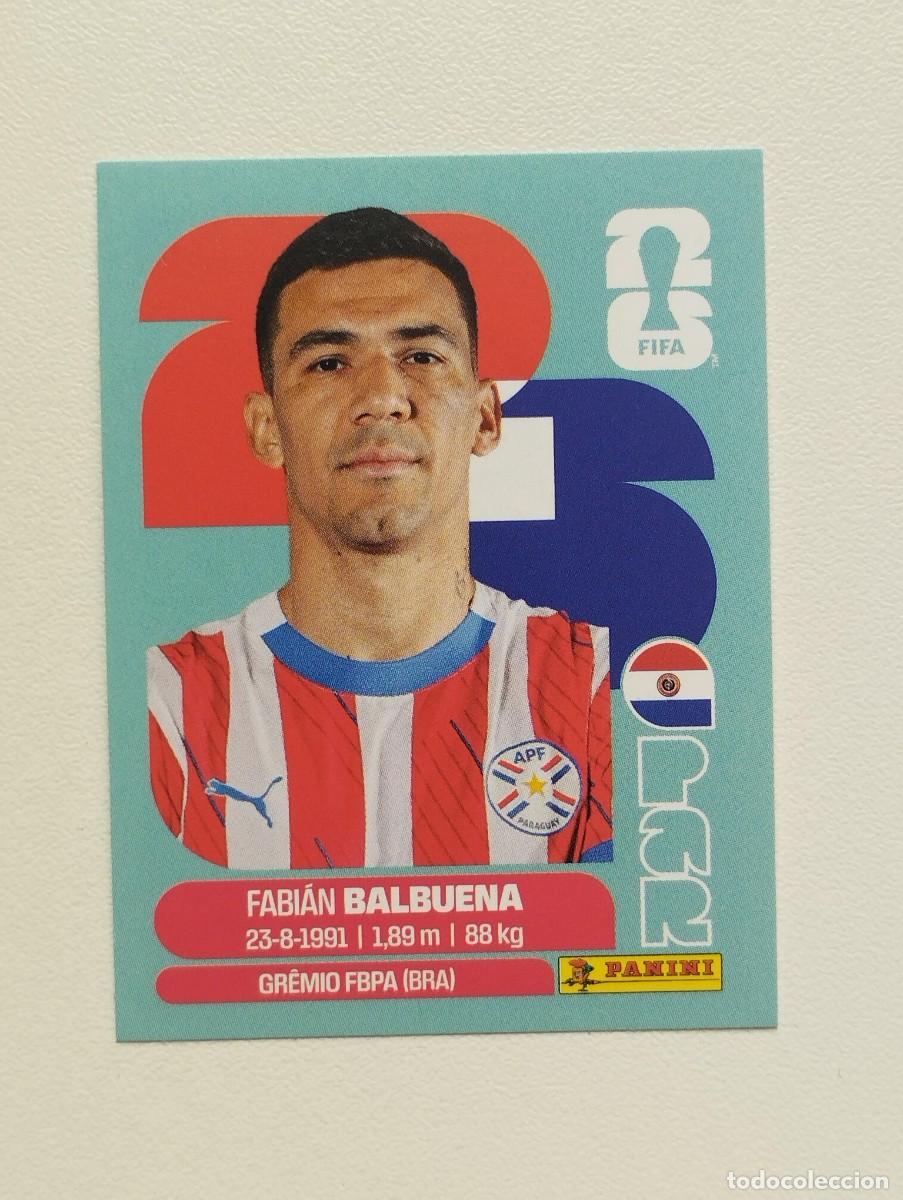 Cromos de F&uacute;tbol: CROMO STICKER WORLD CUP 2026 MUNDIAL 26 PANINI PARAGUAY PAR5 PAR 5 FABIAN BALBUENA