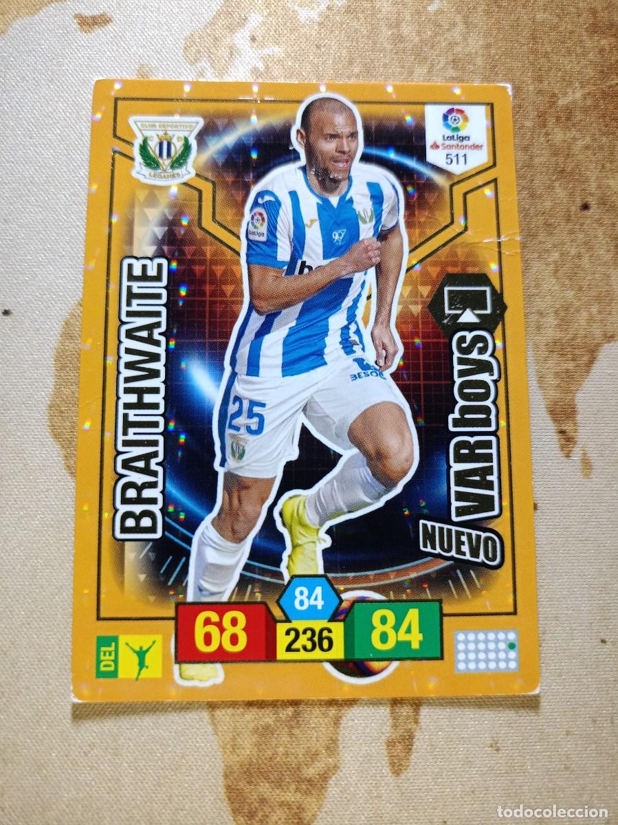 Football Stickers: # VAR Boys 511 BRAITHWAITE Adrenalyn 2018-19