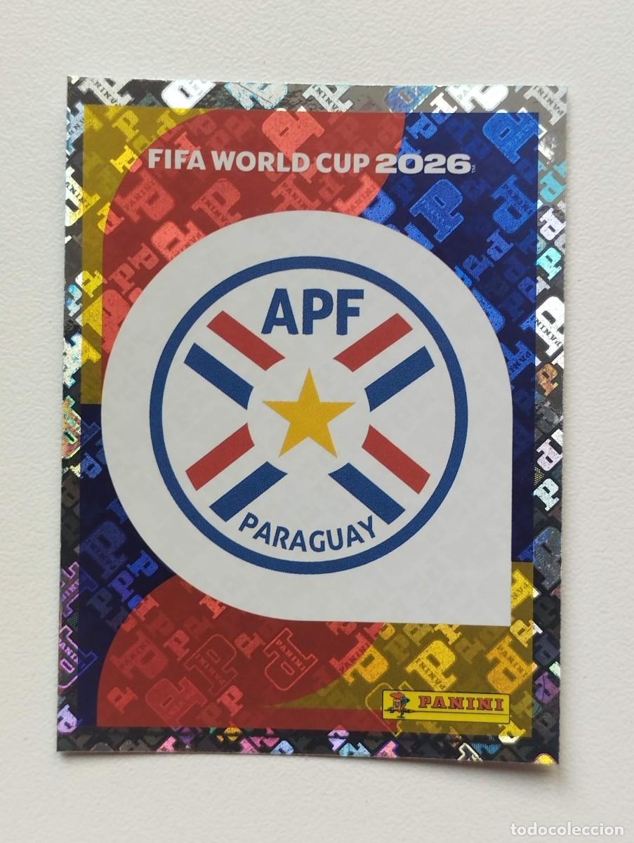 Football Stickers: CROMO STICKER WORLD CUP 2026 MUNDIAL 26 PANINI PARAGUAY PAR1 PAR 1 ESCUDO