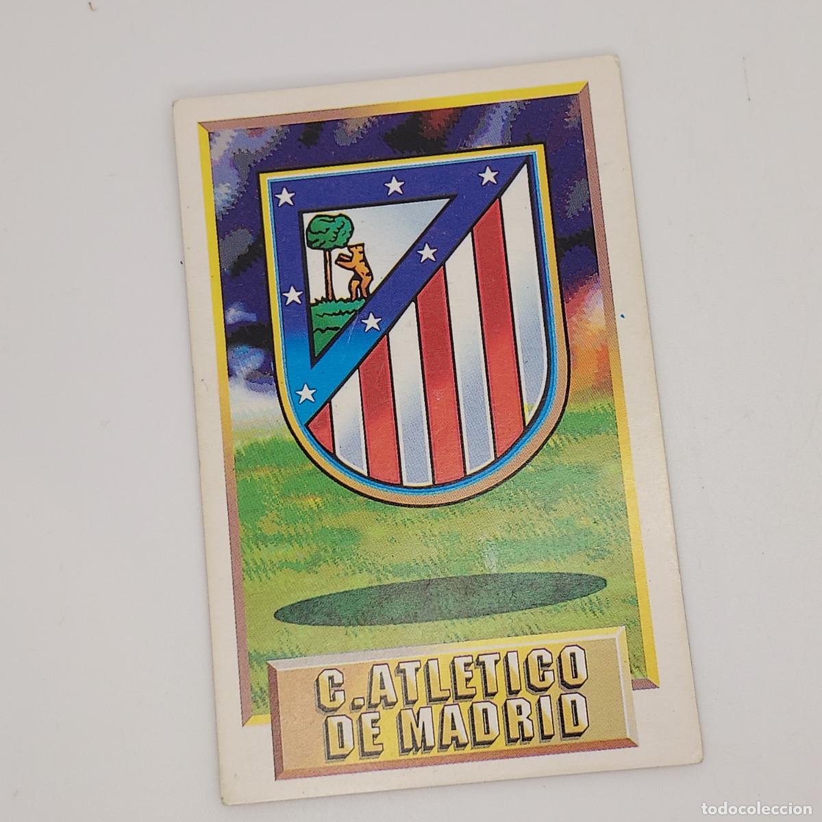 Football Stickers: CROMO ESCUDO CLUB ATLETICO DE MADRID 1993 1994 93 94 EDICIONES ESTE CARTON SIN PEGAR