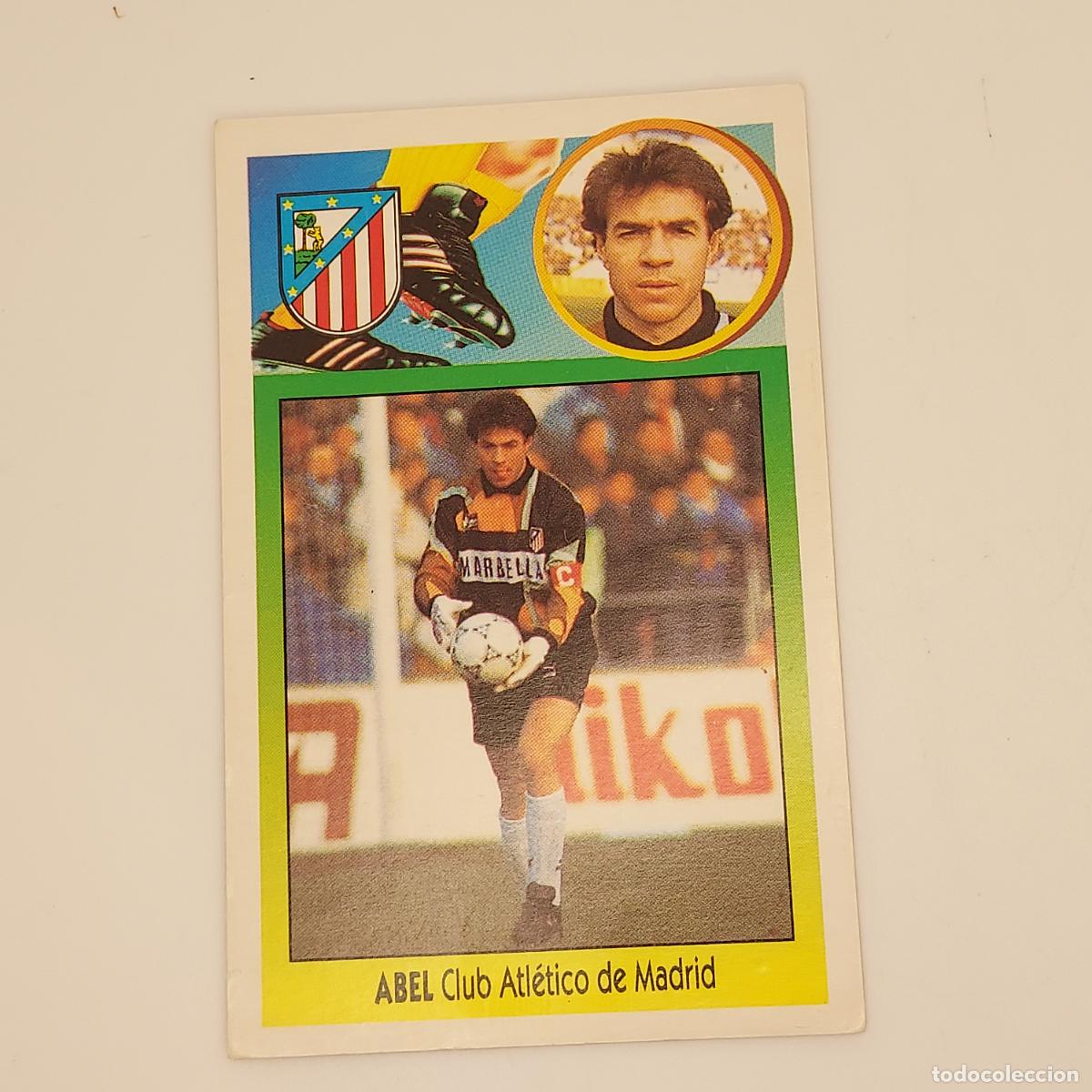 Cromos de F&uacute;tbol: CROMO ABEL CLUB ATLETICO DE MADRID 1993 1994 93 94 EDICIONES ESTE CARTON SIN PEGAR