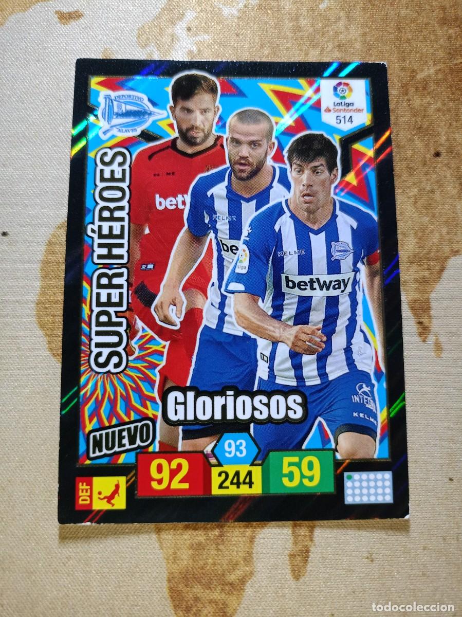 Figurine di Calcio: # S&uacute;per H&eacute;roes 514 GLORIOSOS Adrenalyn 2018-19